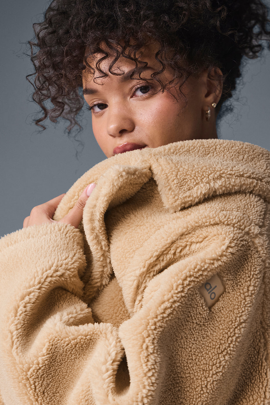 Alo Yoga Women'S Oversized Sherpa Trench