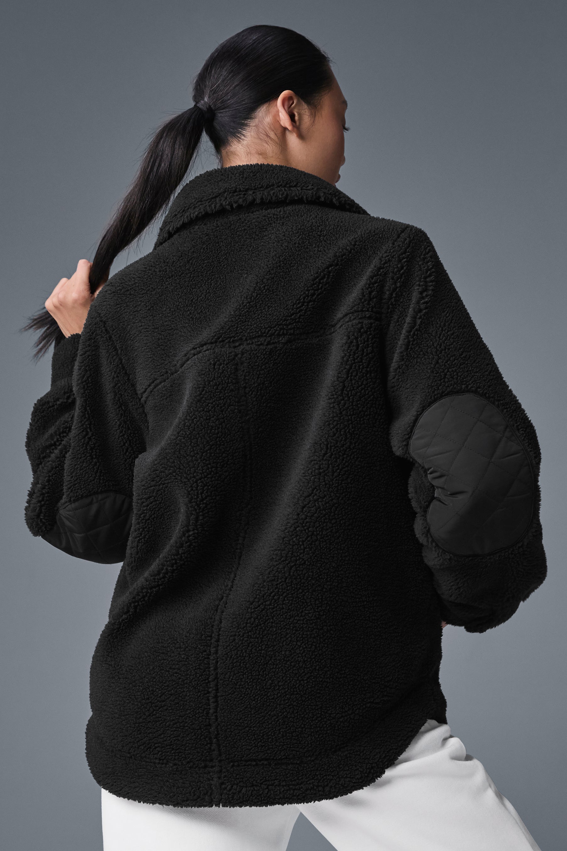 Alo Yoga Women'S Sherpa Edge Shacket