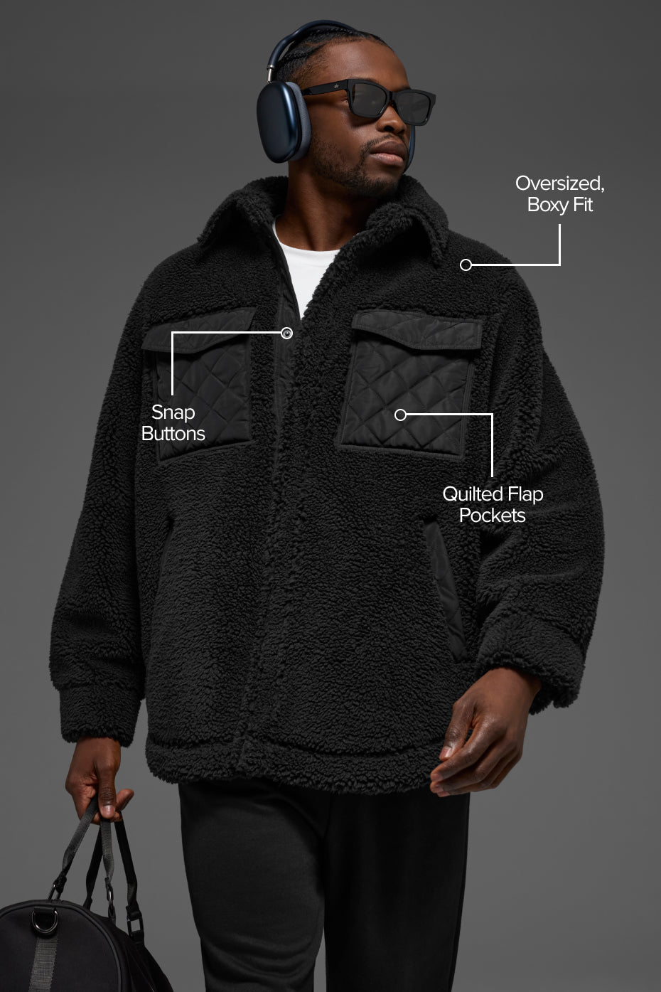 Alo Yoga Sherpa Edge Shacket