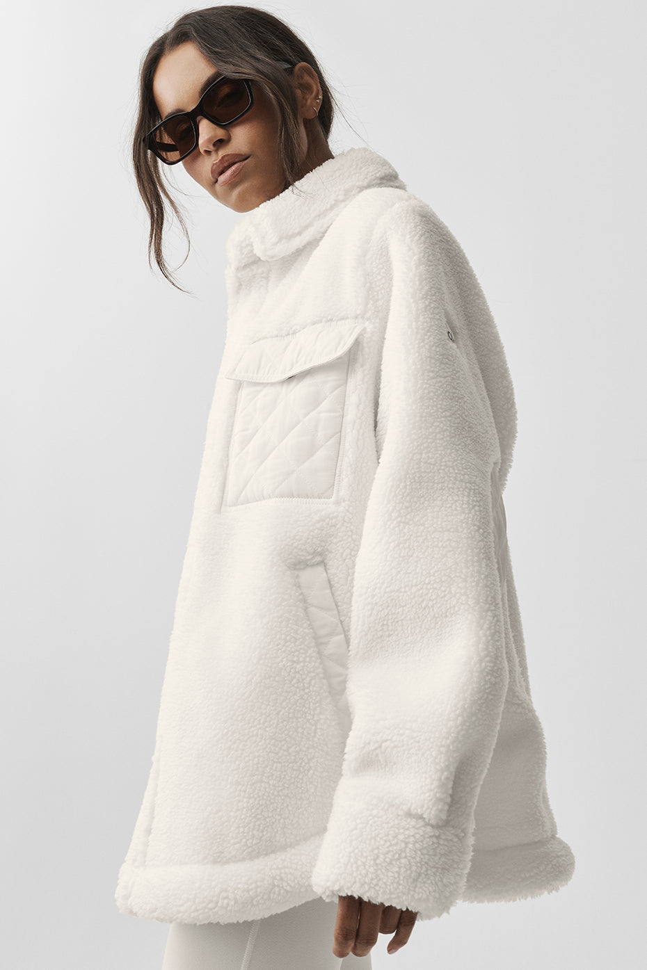 Alo Yoga Women'S Sherpa Edge Shacket