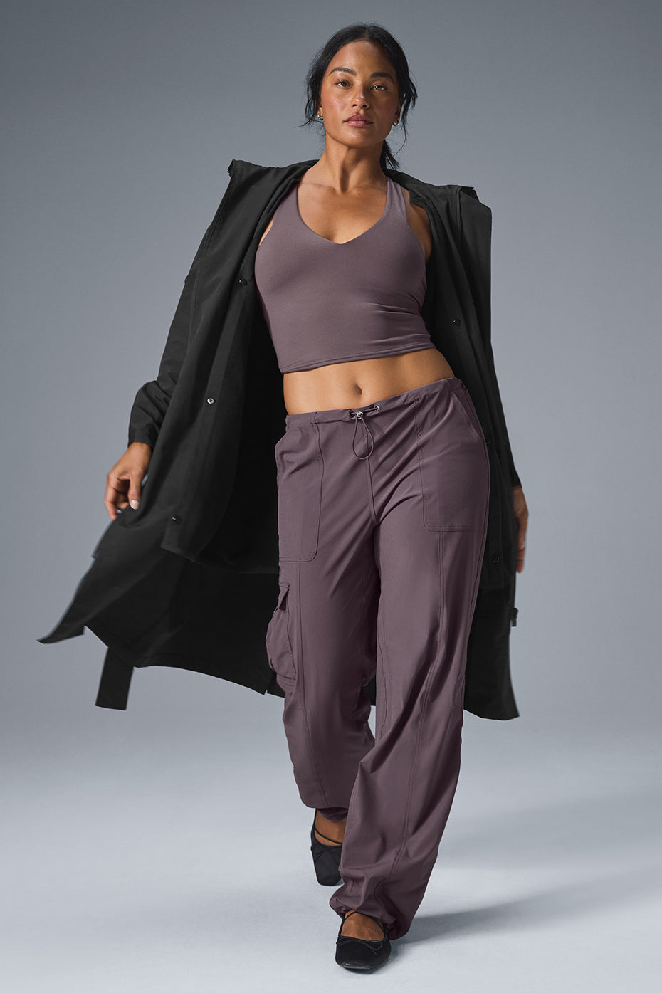 Alo Yoga Women'S Crinkle On The Move Trench