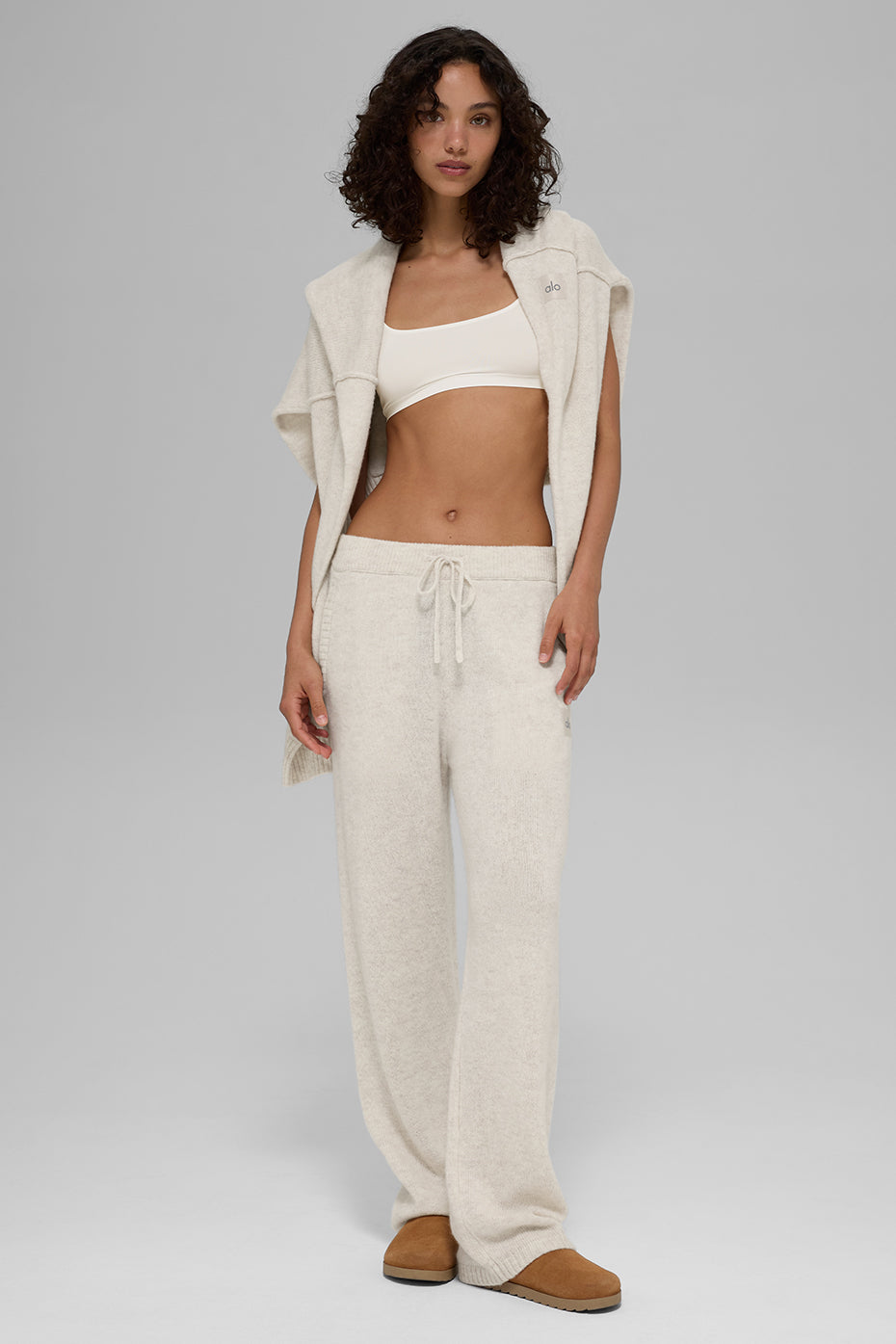 Alo Yoga Women'S Wool Cashmere New Class Sweatpant