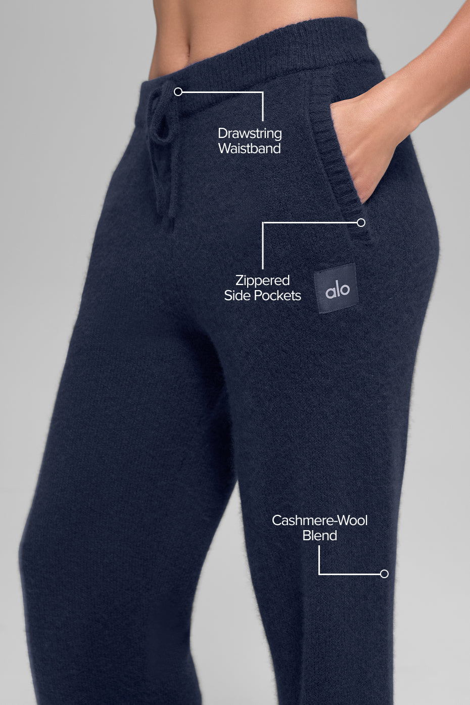 Alo Yoga Women'S Wool Cashmere New Class Sweatpant