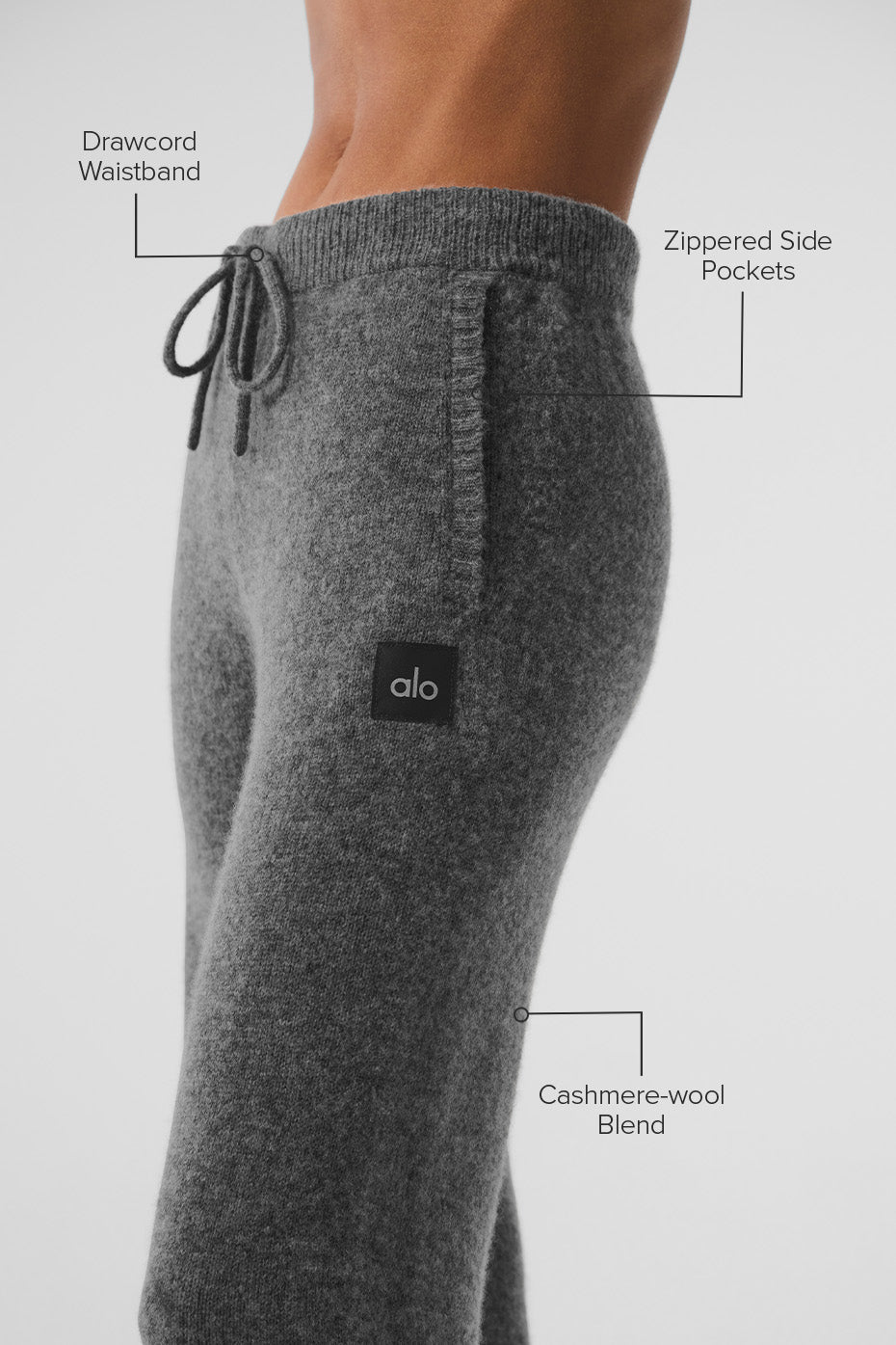 Alo Yoga Women'S Wool Cashmere New Class Sweatpant