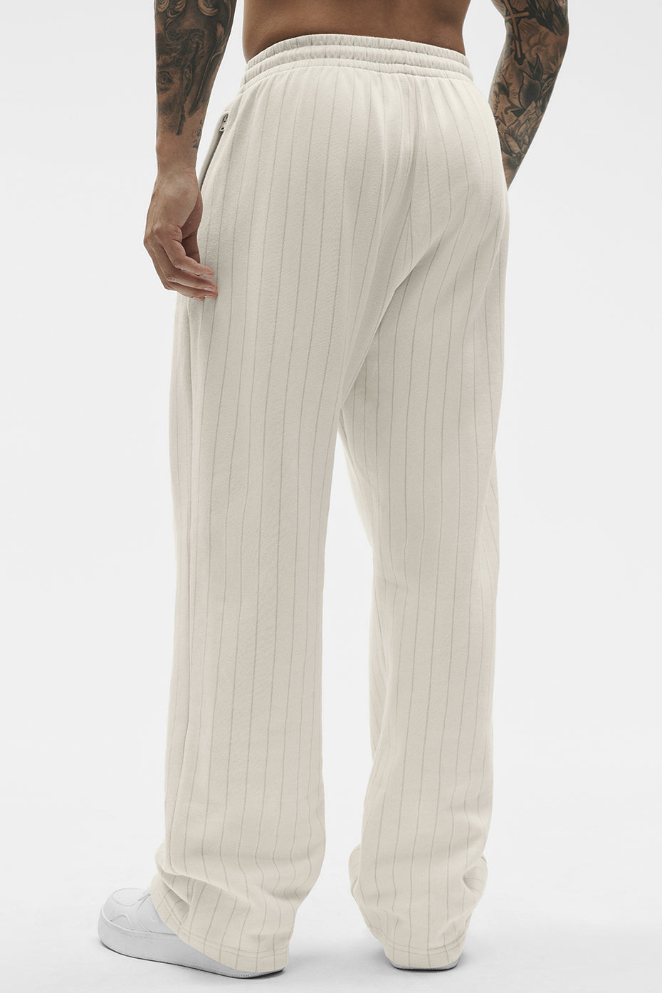 Alo Yoga Pinstripe Straight Leg Sweatpant