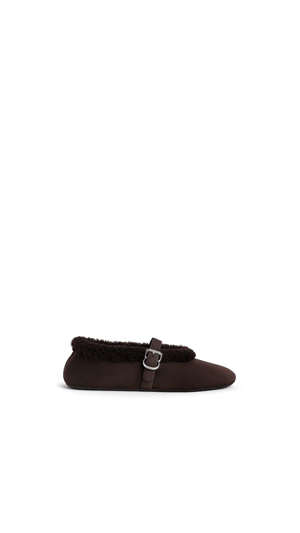 Alaïa Ballet Flats In Merino Shearling