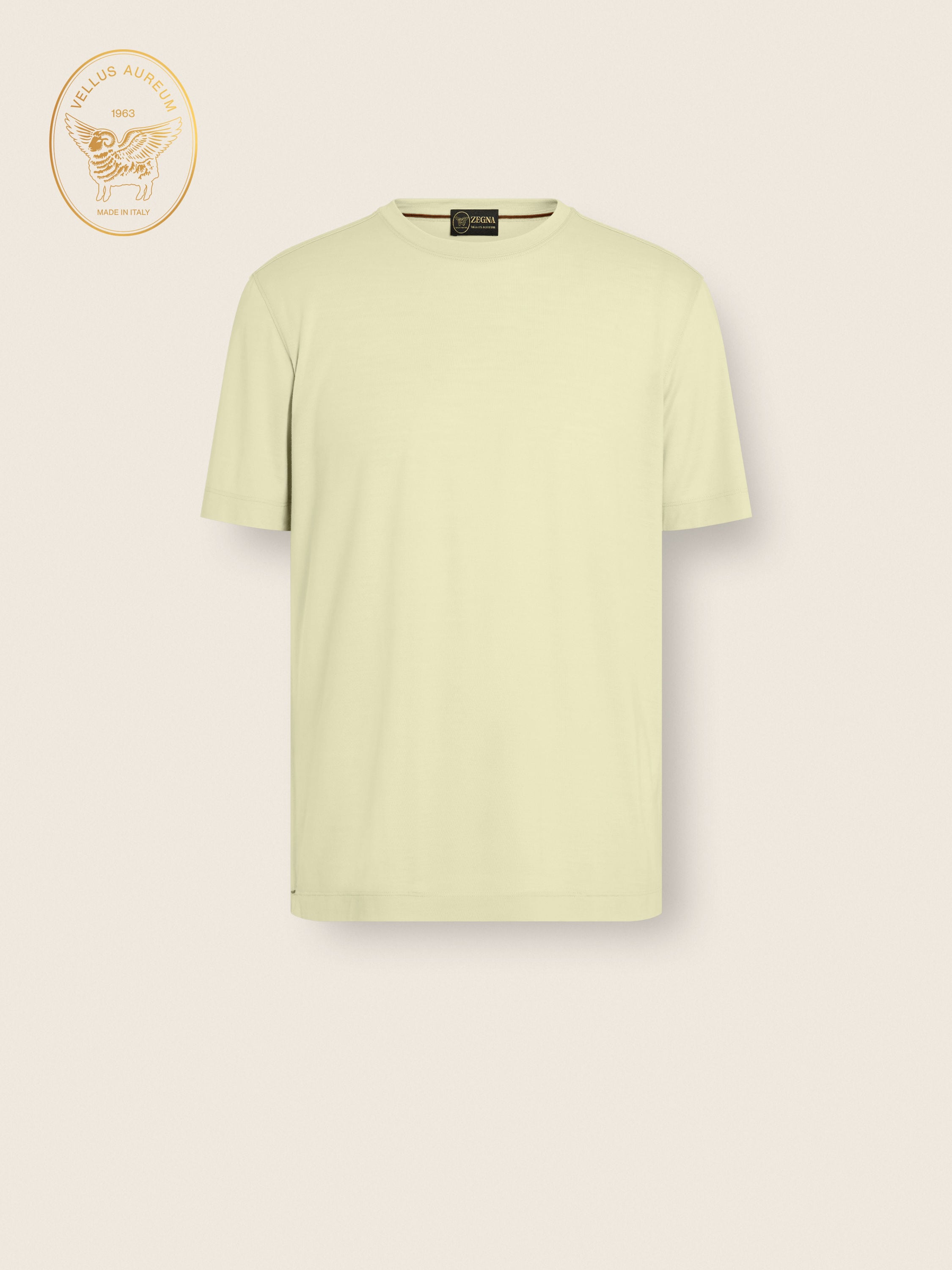 Zegna Light Yellow Vellus Aureum T-Shirt