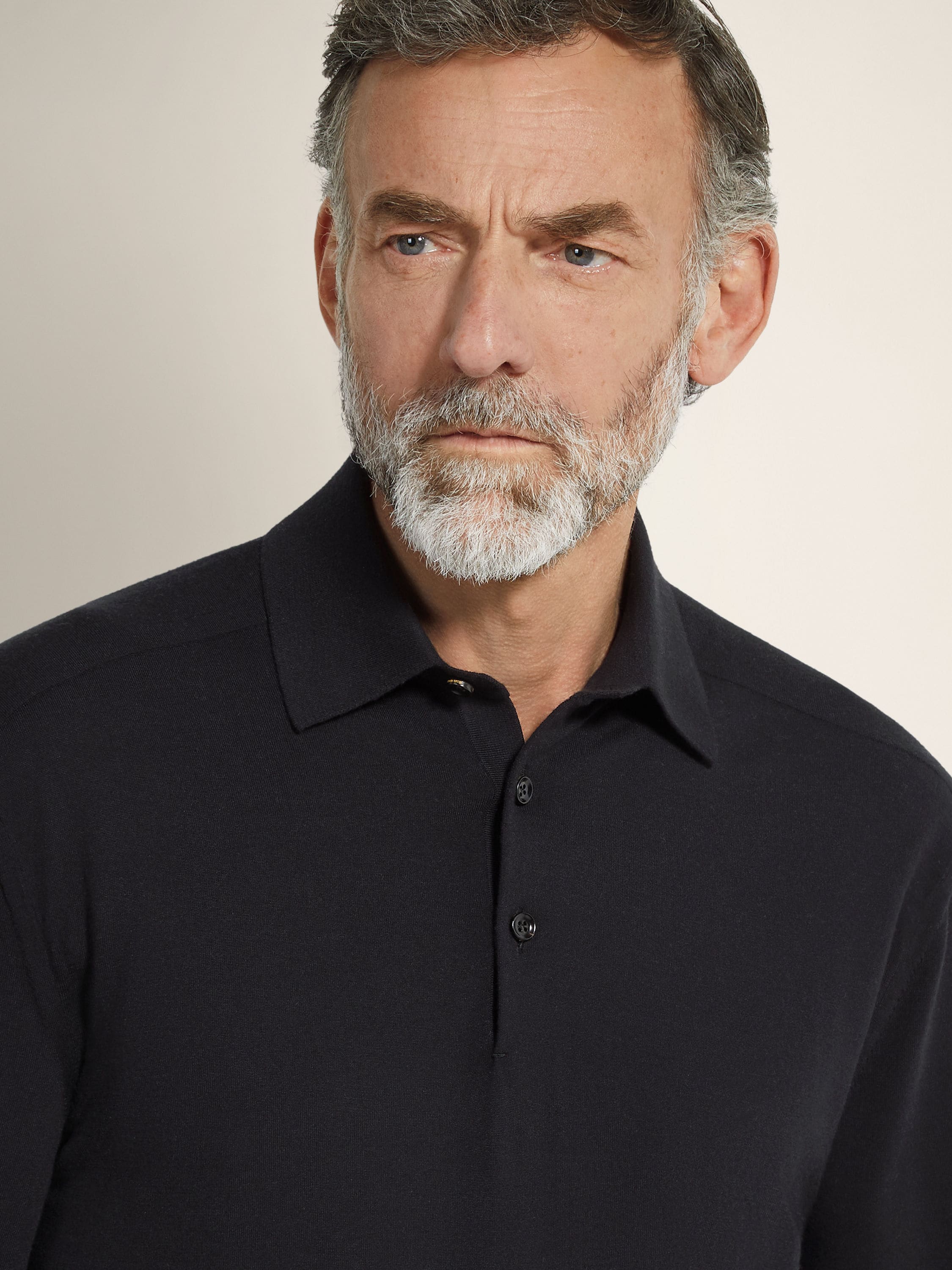 Zegna Black Vellus Aureum Polo Shirt