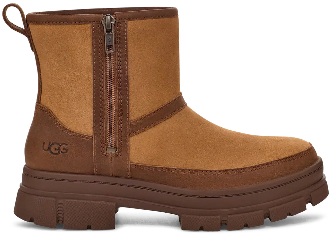ugg ashton zip boot chestnut (women's)