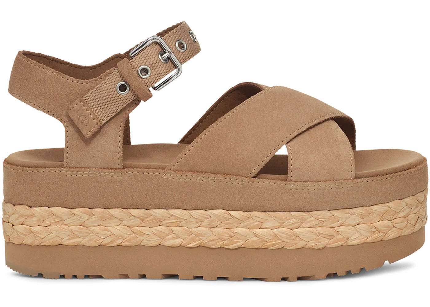 ugg aubrey ankle sandal sand (women's)