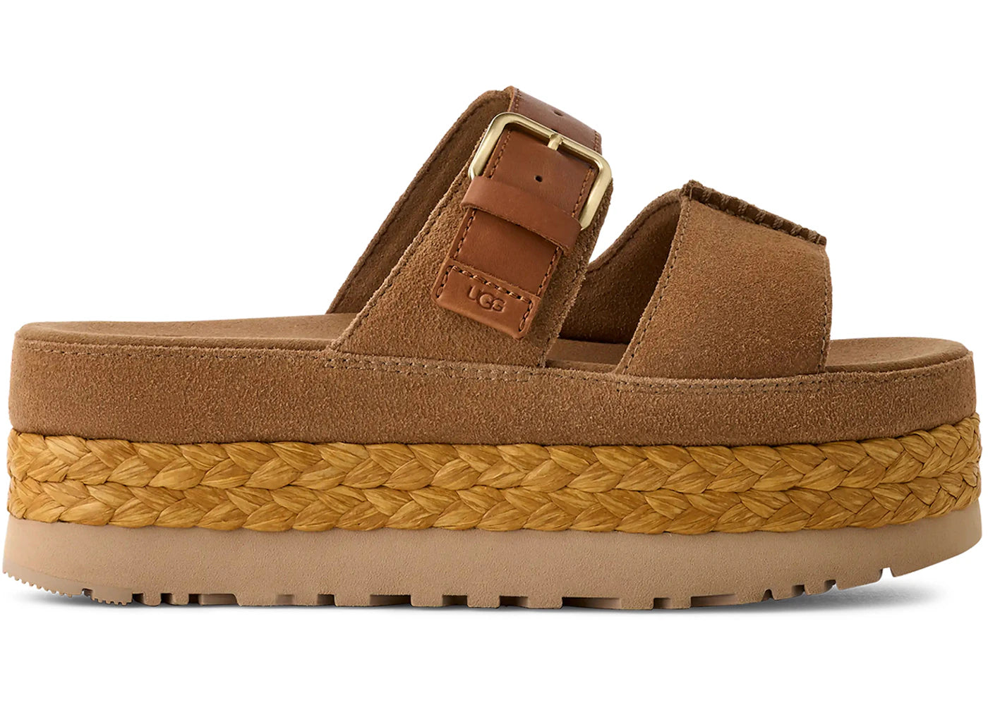 ugg aubrey slide chestnut (women's)