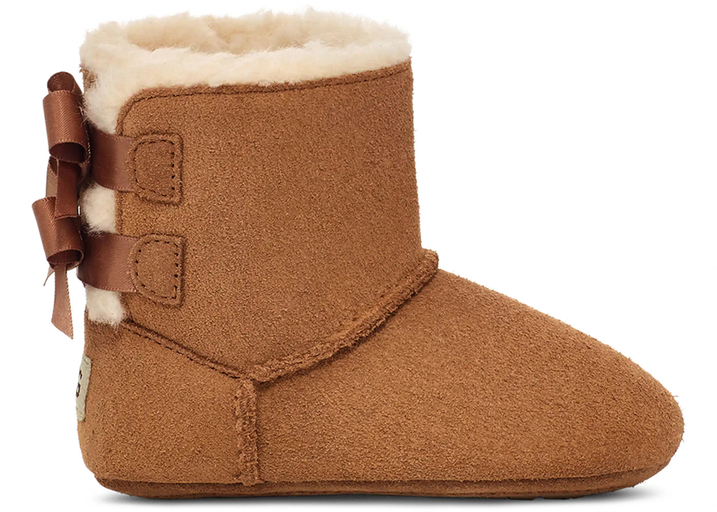 ugg baby bailey bow boot chestnut (infant)