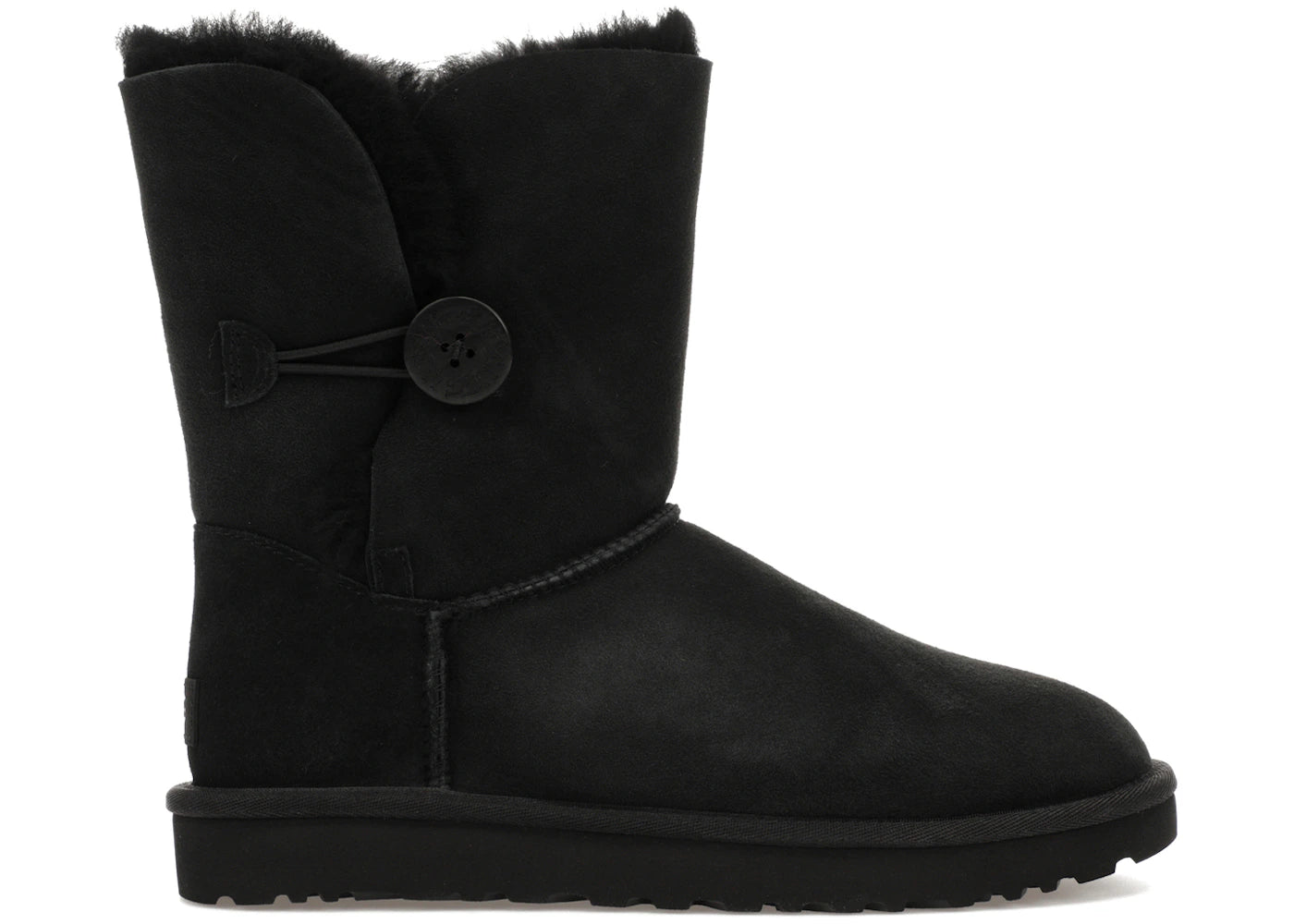 ugg bailey button ii black (women's)