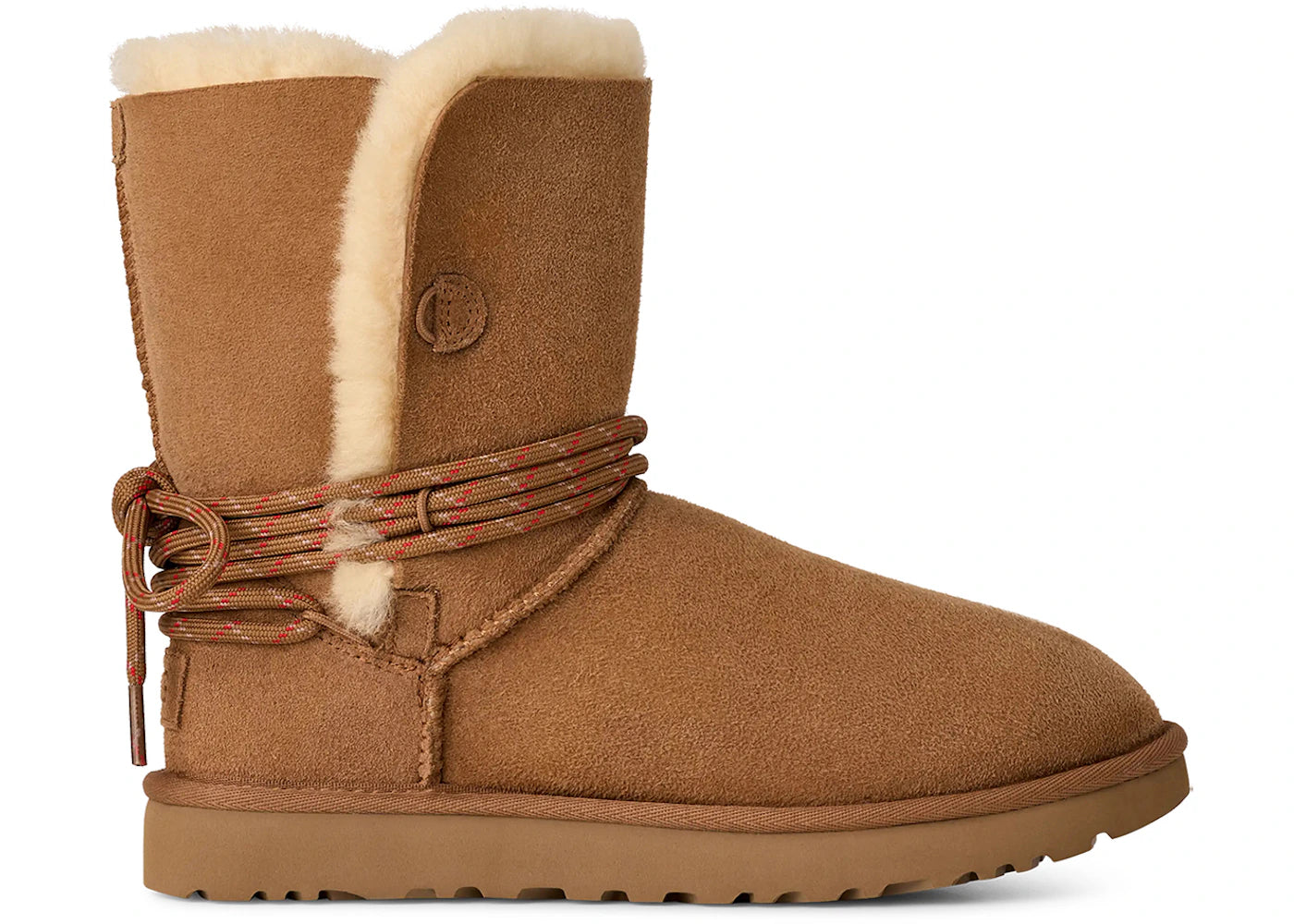 ugg bailey tie boot chestnut (women's)