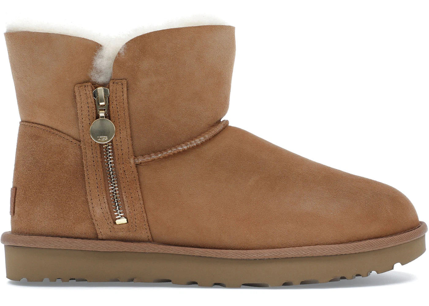 ugg bailey zip mini boot chestnut (women's)