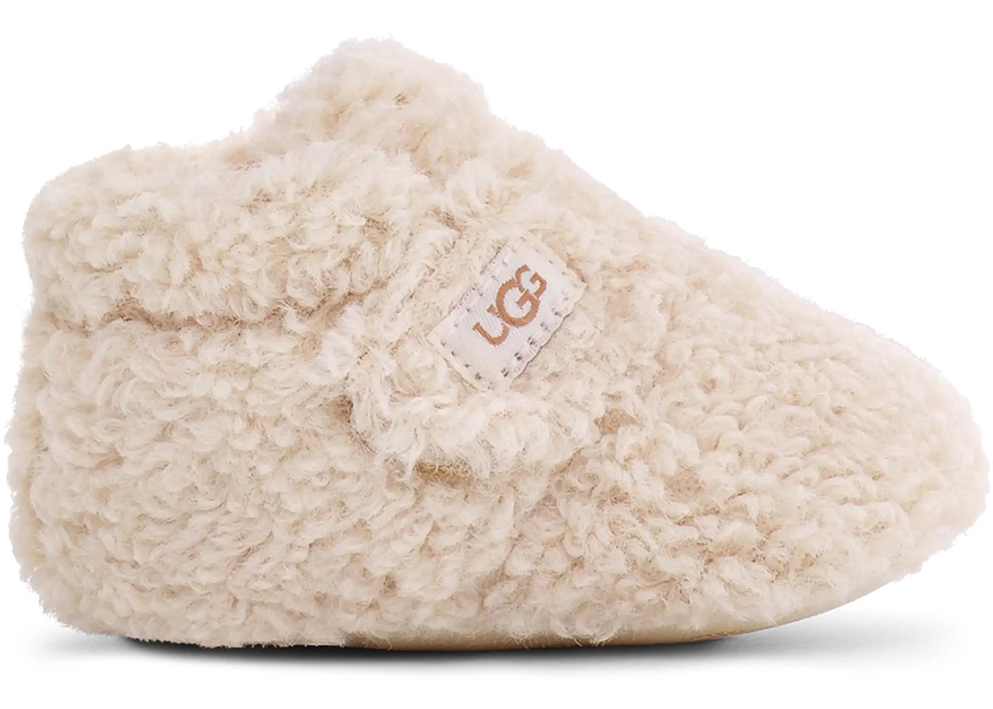 ugg bixbee bootie natural curly faux fur (infant)