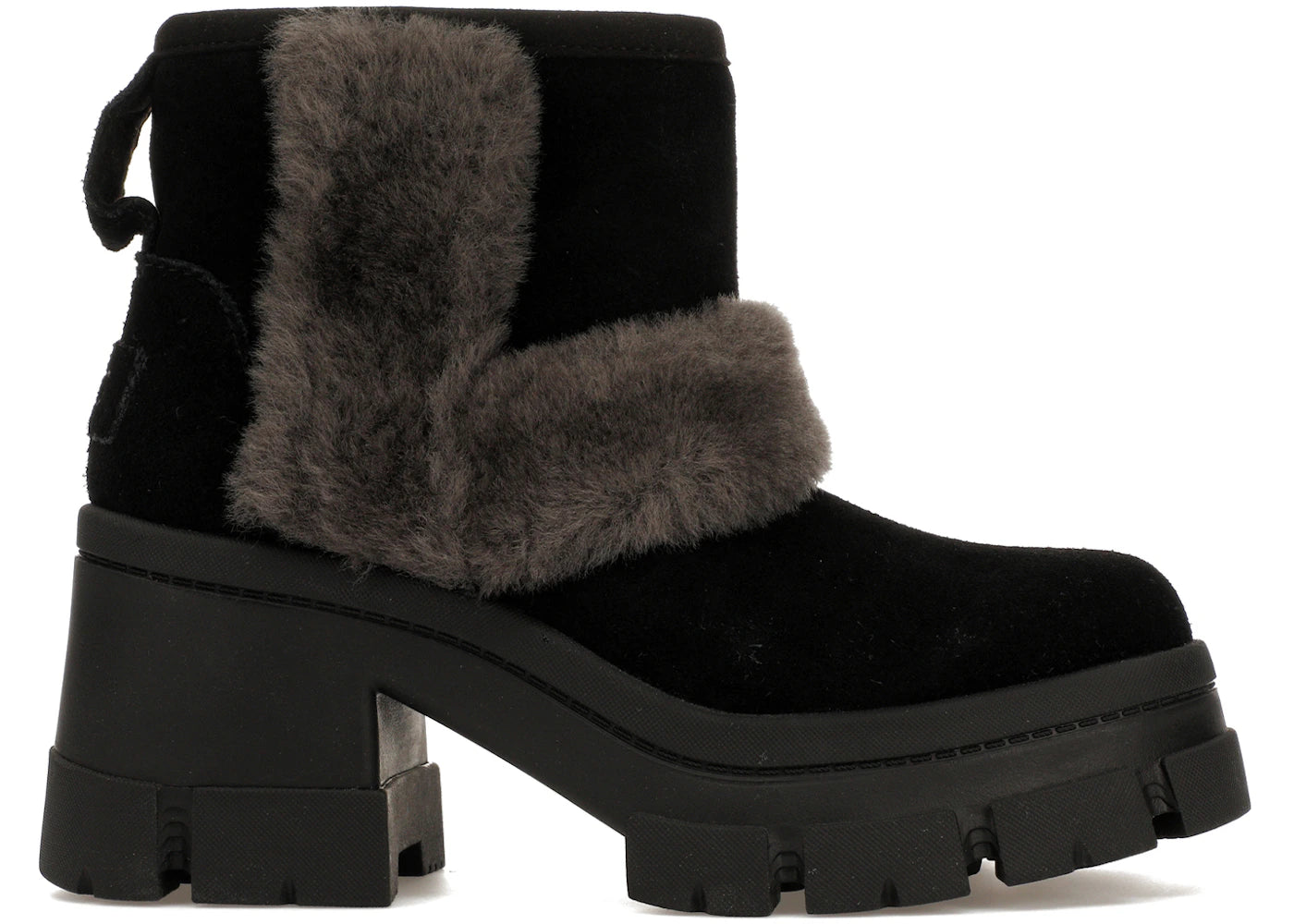 ugg brooklyn sunburst heeled boot black