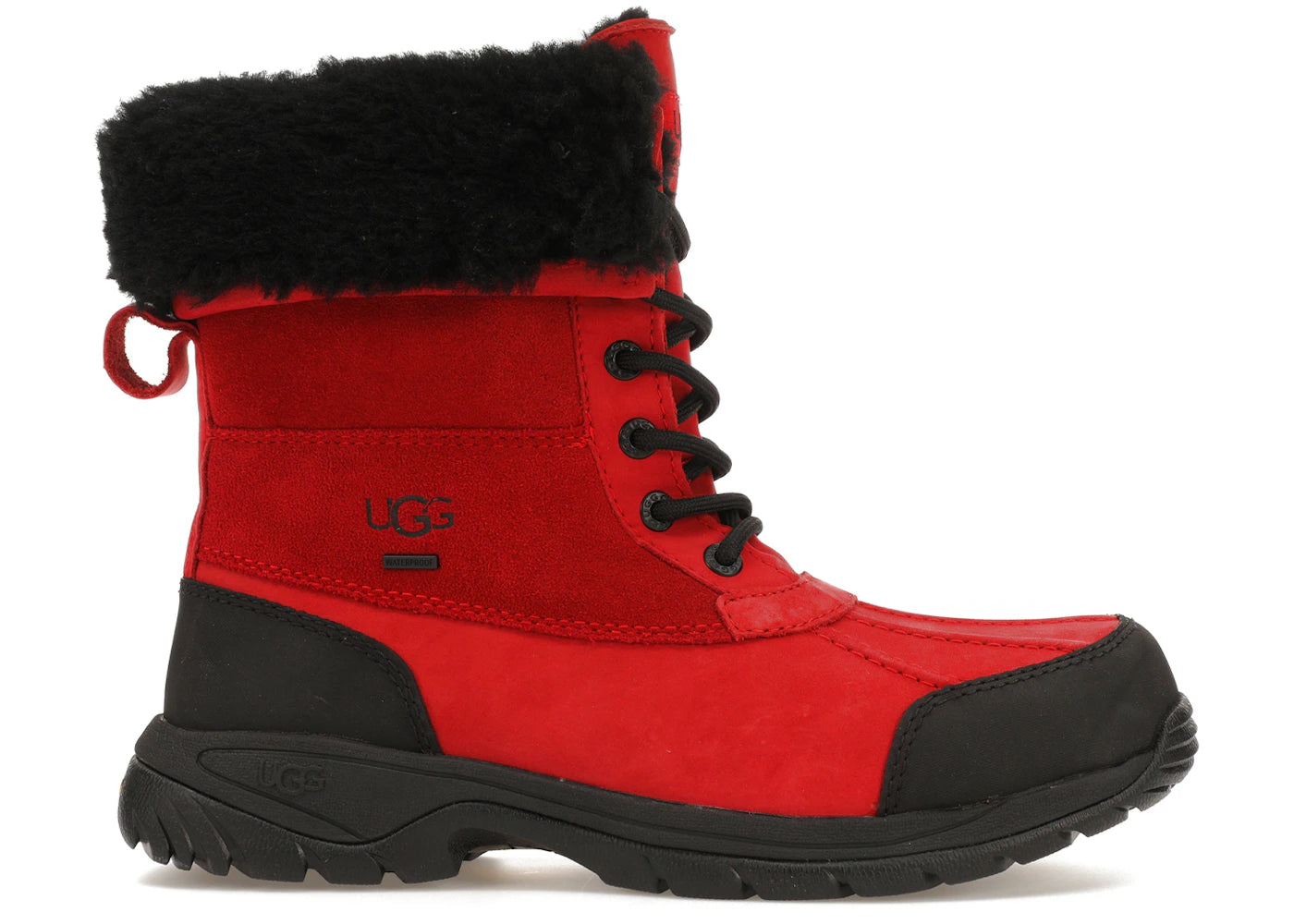 ugg butte samba red black