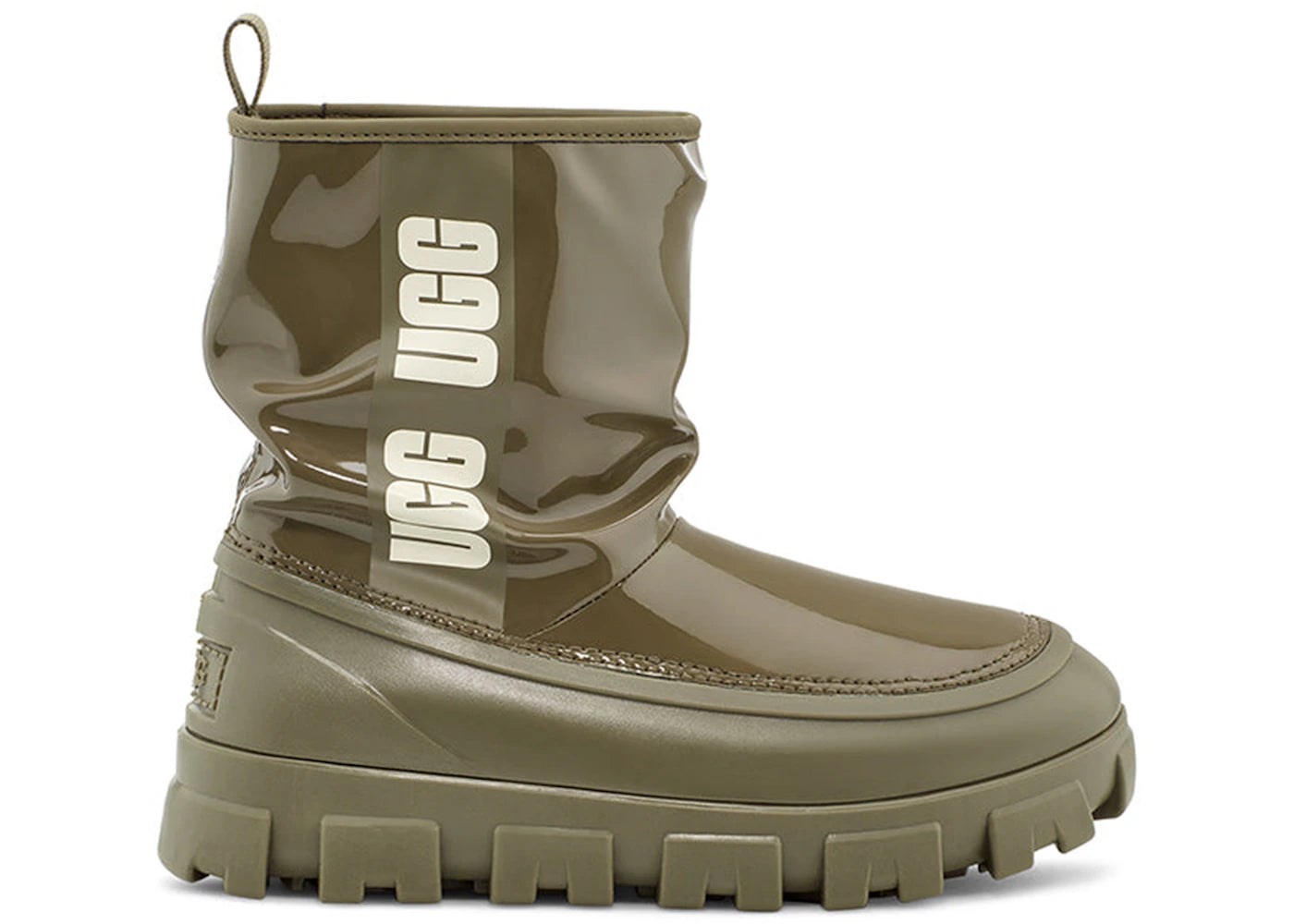 ugg classic brellah mini boot burnt olive (women's)