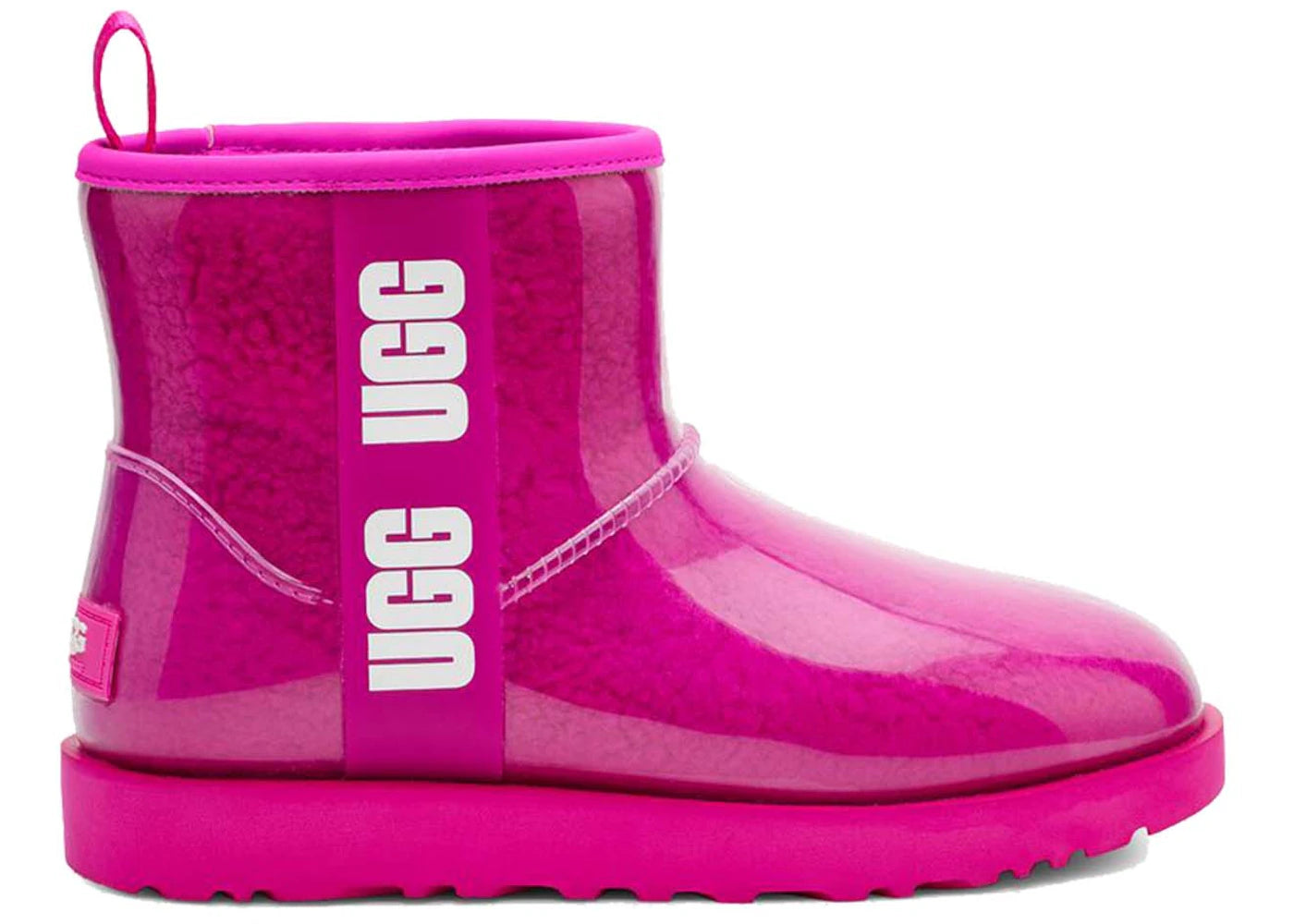 ugg classic clear mini boot dragon fruit (women's)
