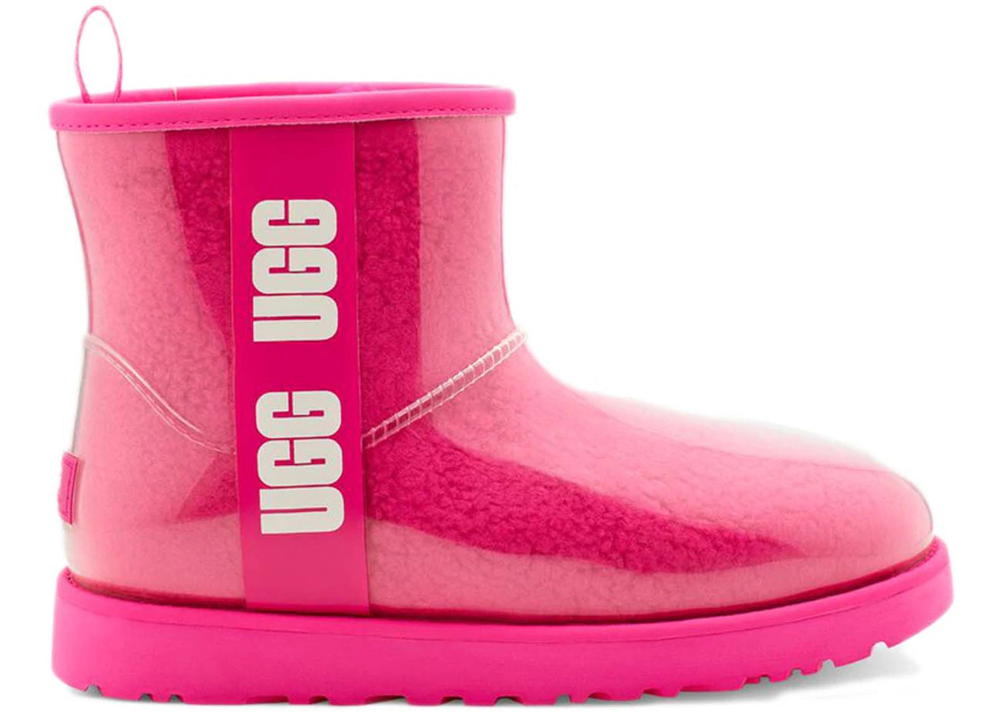 ugg classic clear mini boot rock rose (women's)