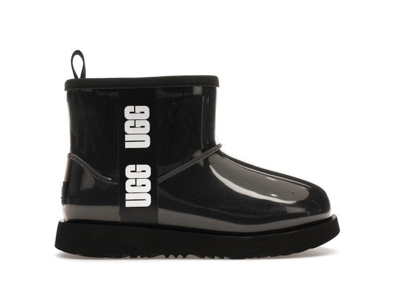 Ugg Classic Clear Mini Ii Boot Black (Kids) UK