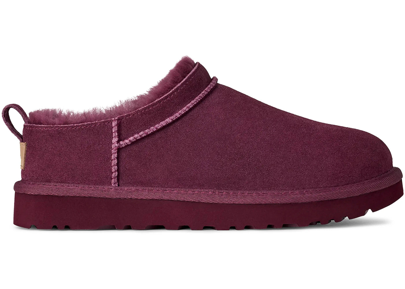 ugg classic micro slipper burnt magenta (women's)