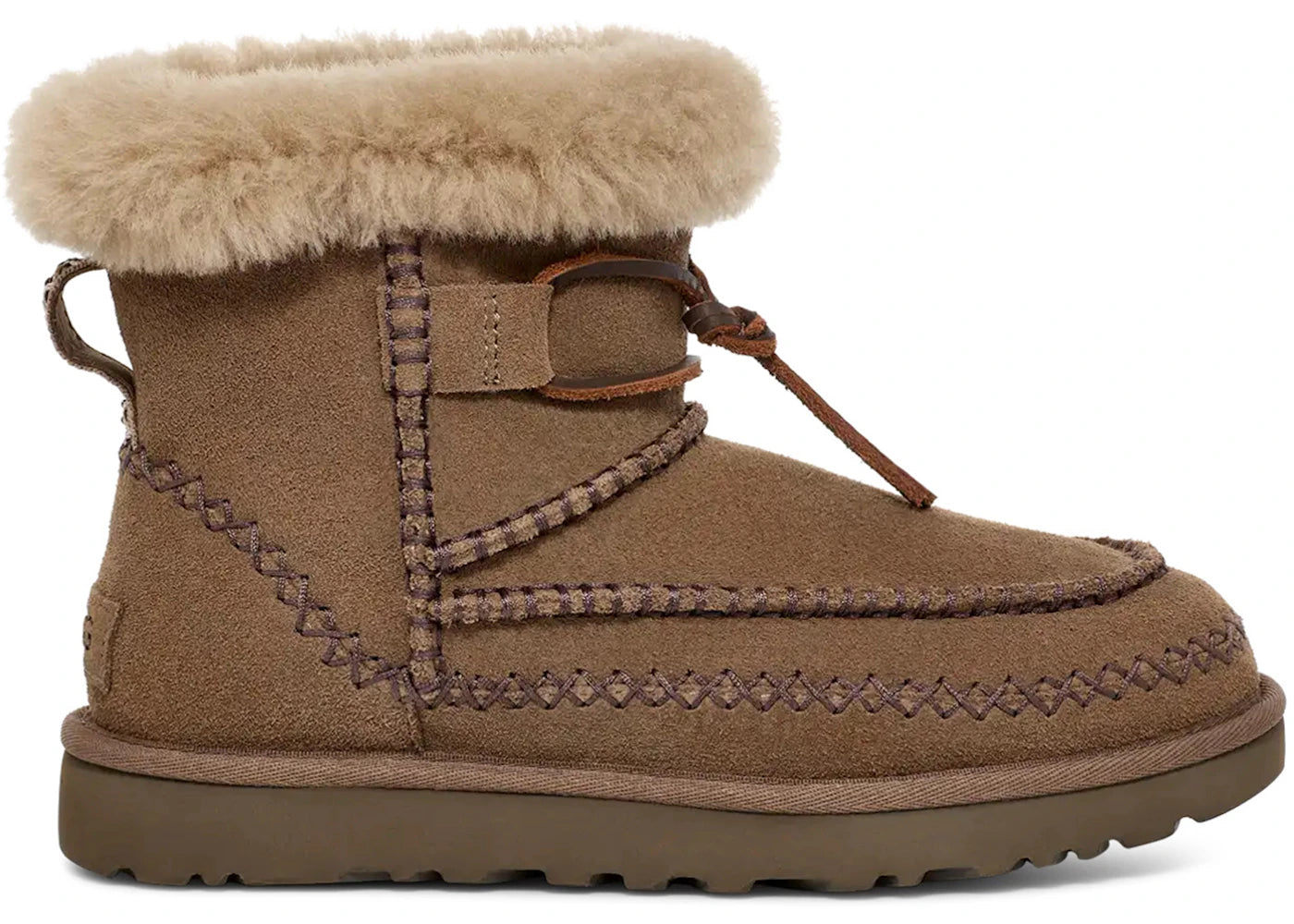 ugg classic mini alpine boot hickory (women's)