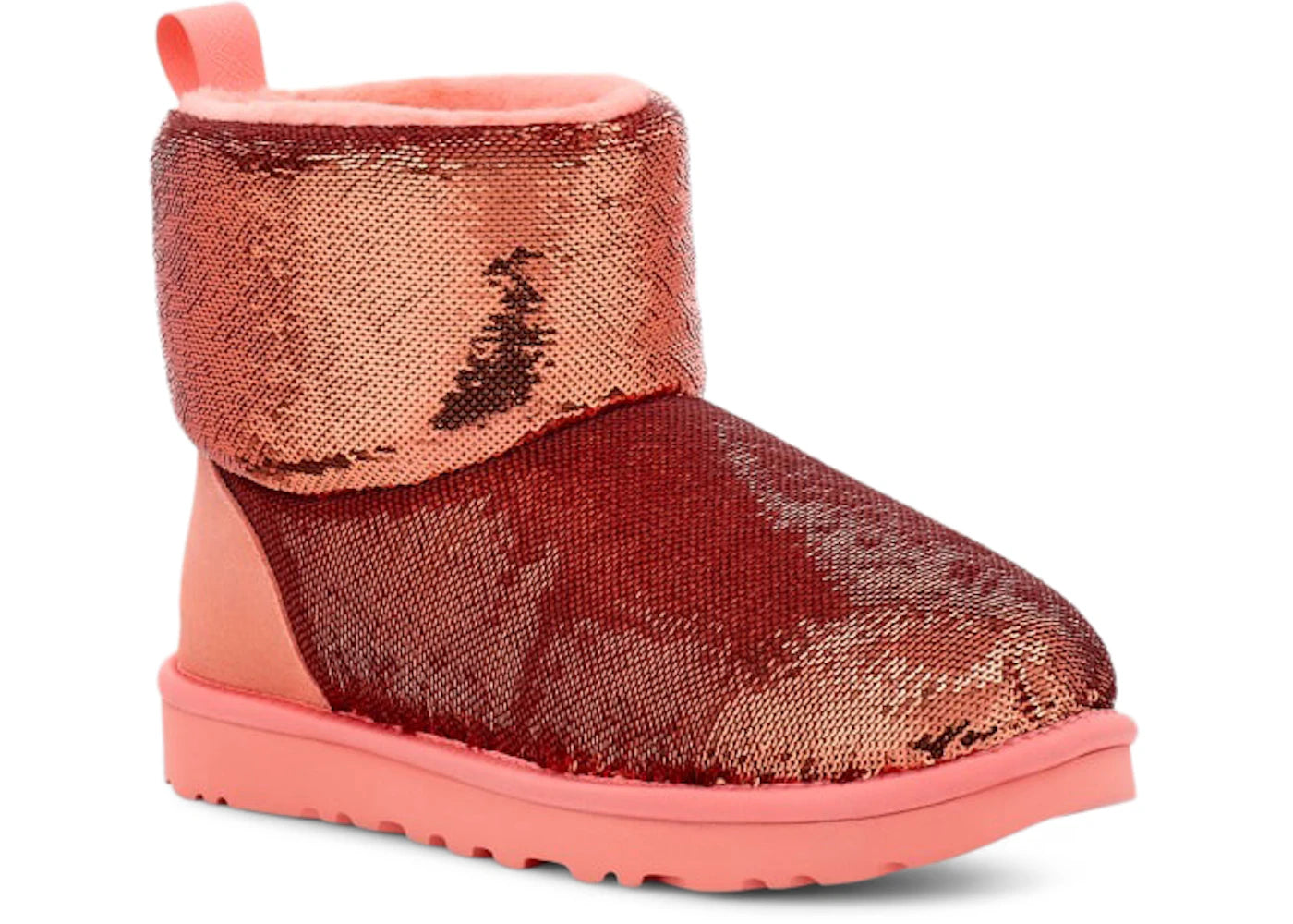 ugg classic mini boot mirror ball starfish pink (women's)