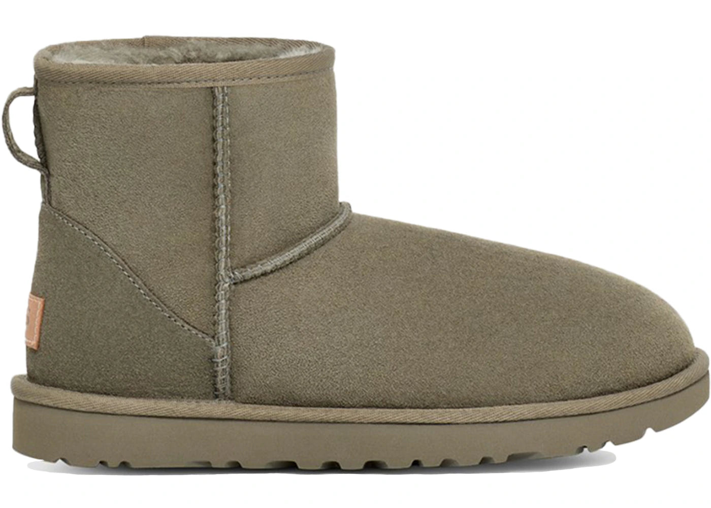 ugg classic mini ii boot moss green (women's)