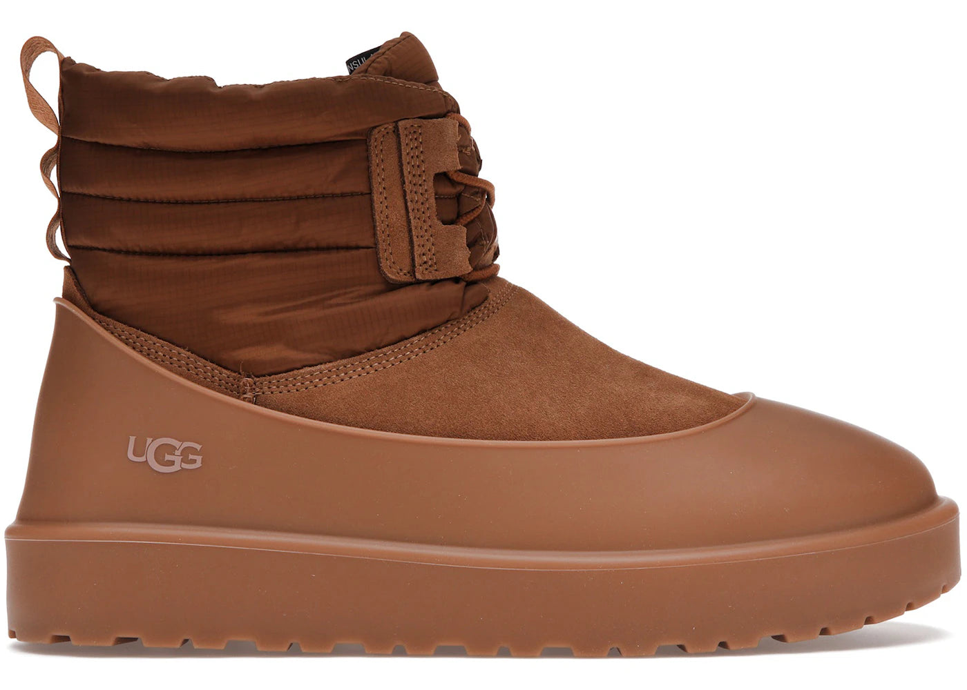 ugg classic mini lace-up weather boot chestnut