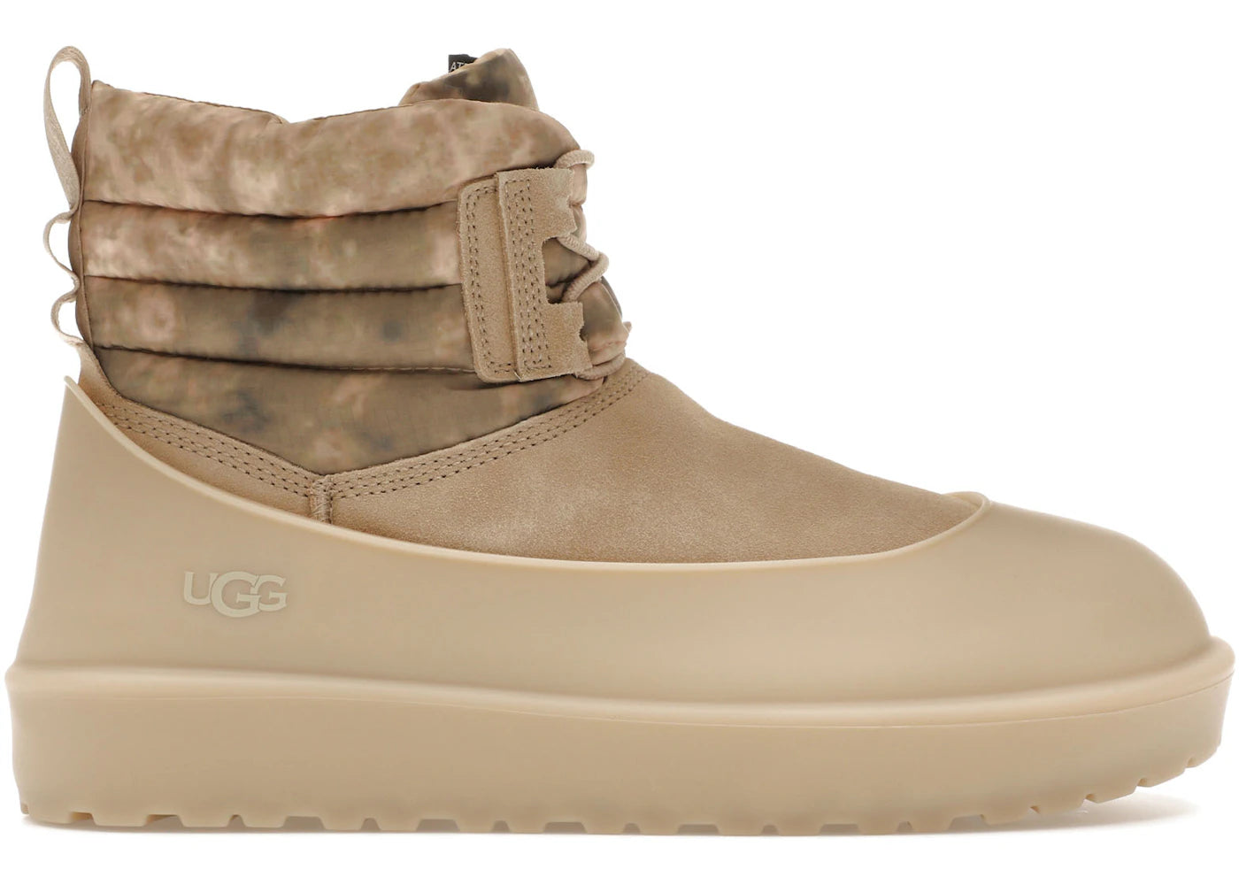 ugg classic mini lace wea smokescreen boot mustard seed