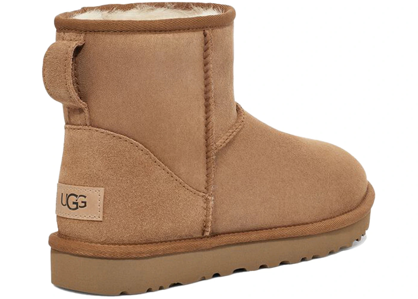 ugg classic mini regenerate boot chestnut (women's)