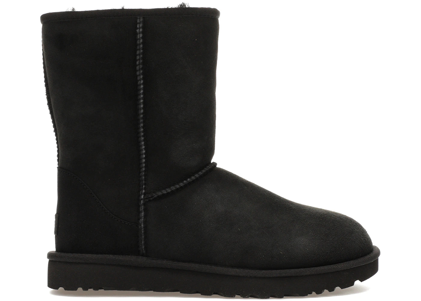 ugg classic short ii boot black (women's)