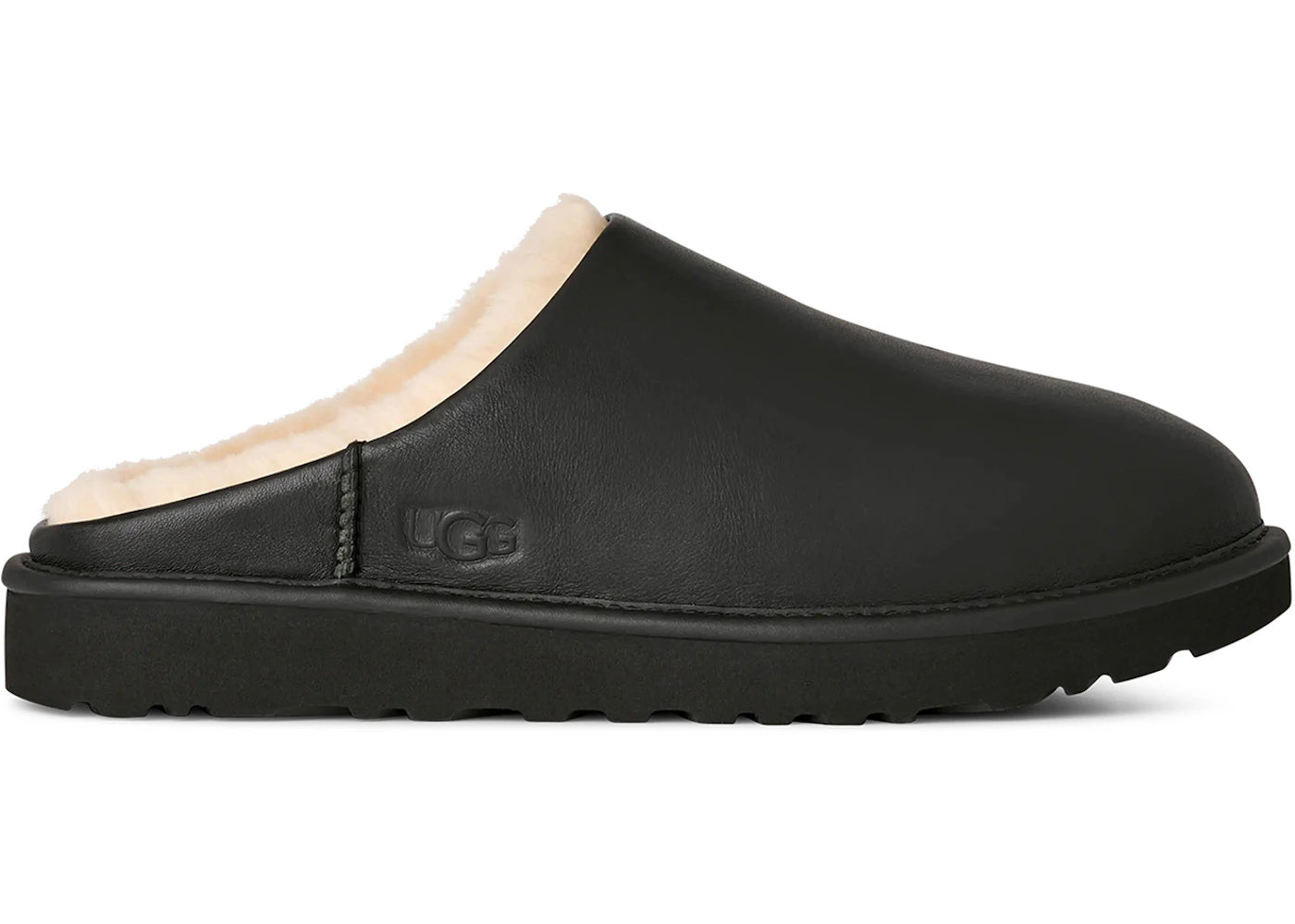 ugg classic slip-on noir slipper black
