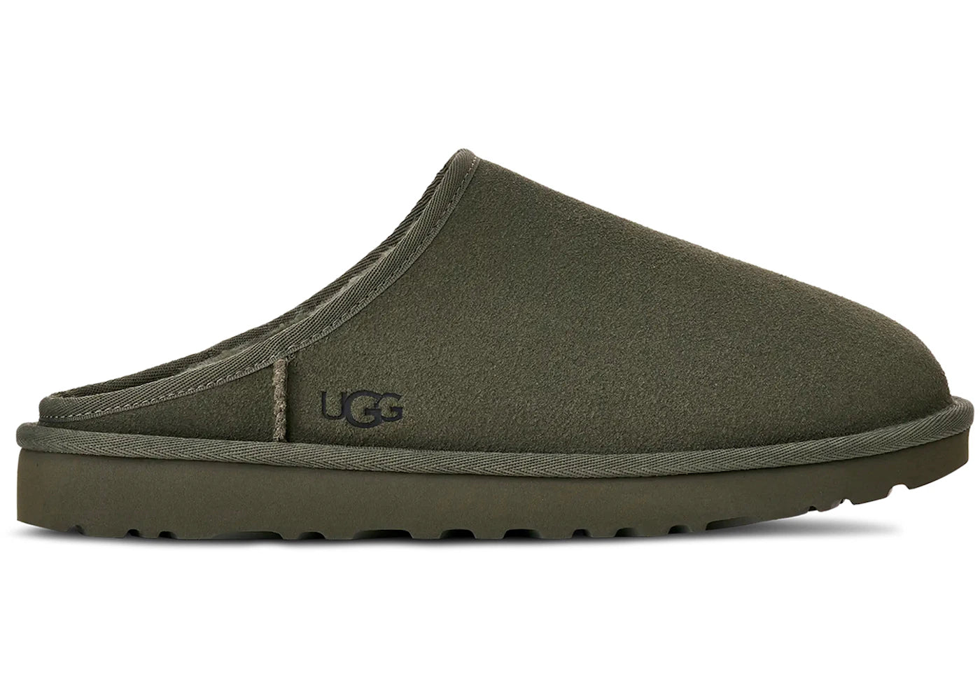 ugg classic slip-on slipper woodland green