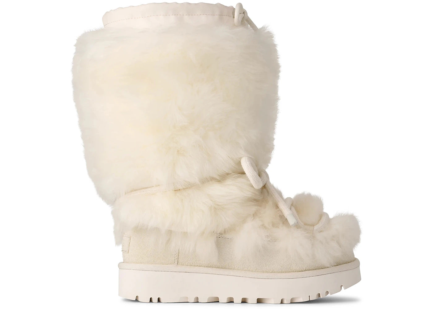 ugg classic tall chalet boot white (women's)