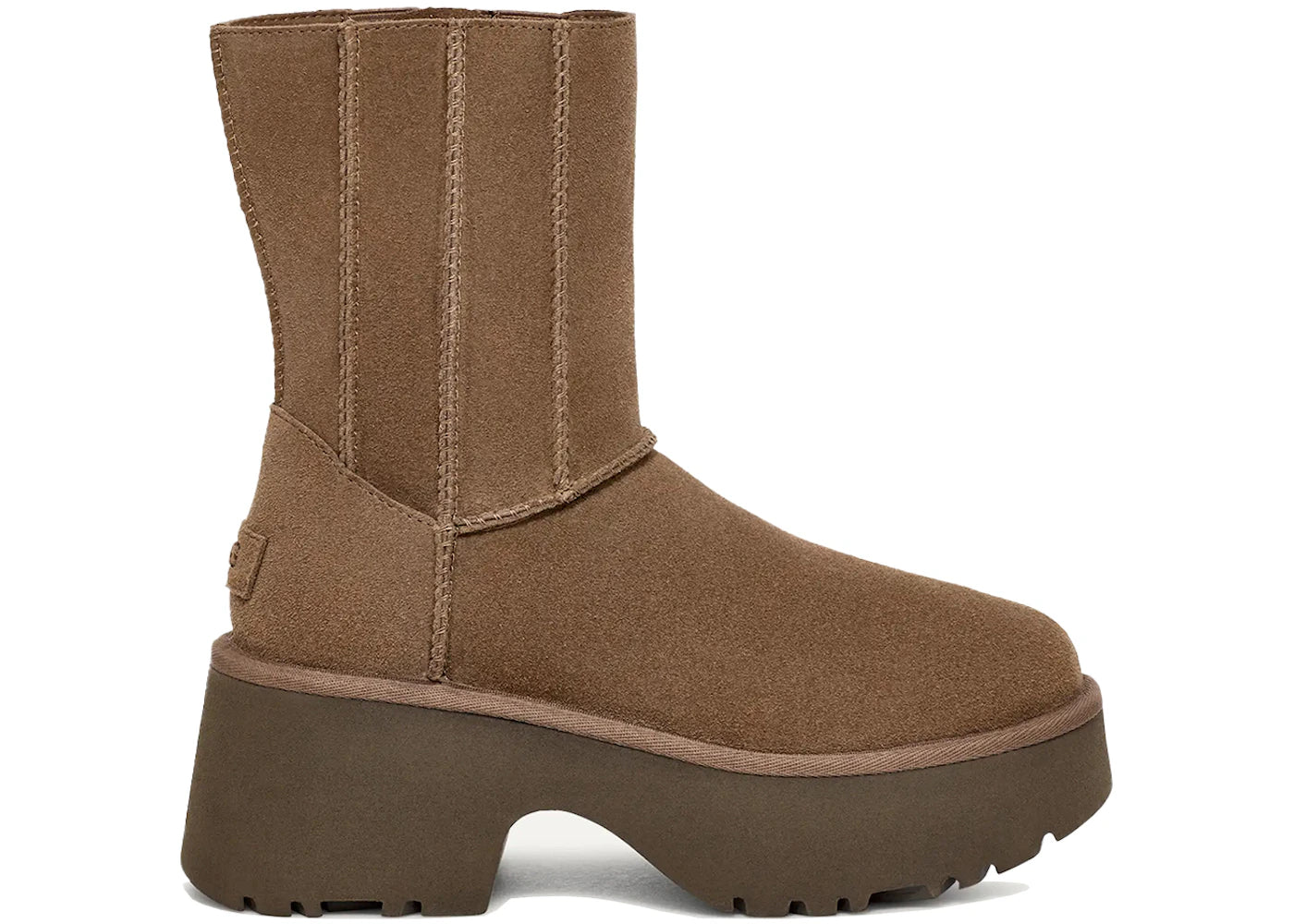 ugg classic twin seam new heights boot hickory (women's)