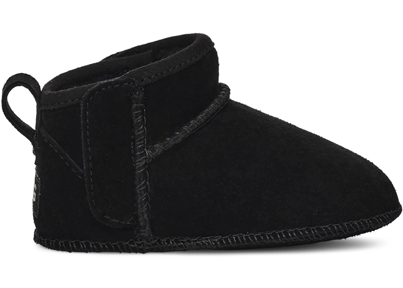 ugg classic ultra mini boot black (infant)