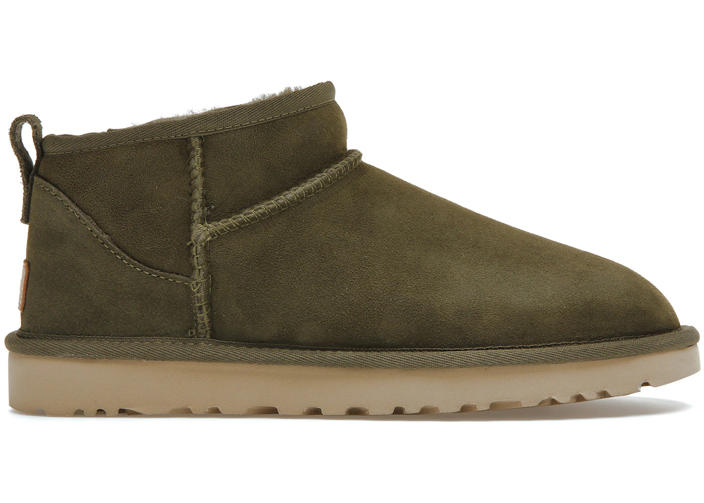 ugg classic ultra mini boot burnt olive (women's)