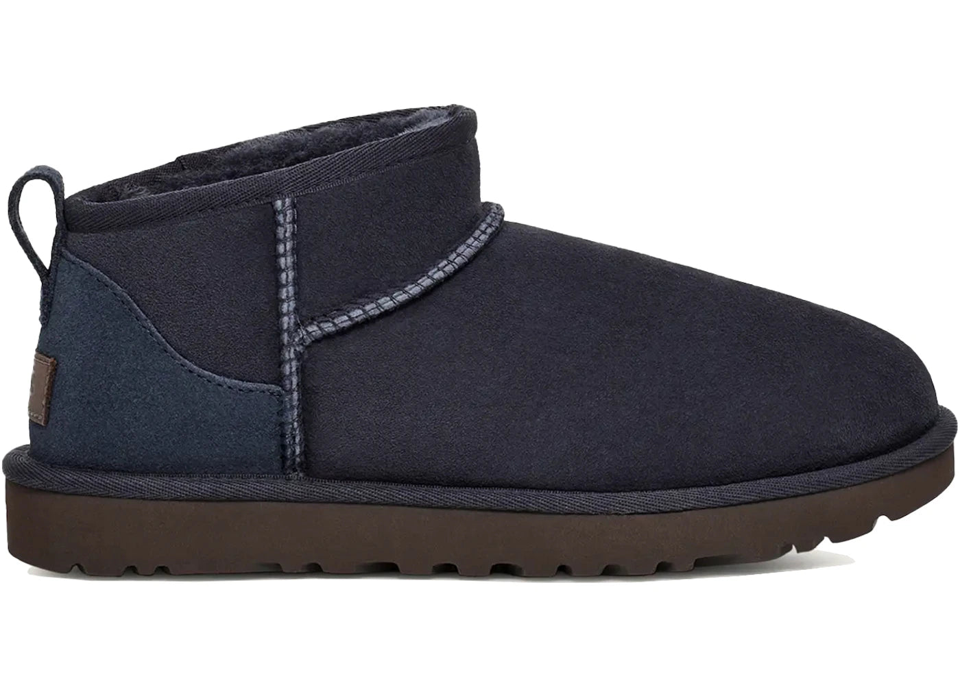 ugg classic ultra mini boot eve blue (women's)