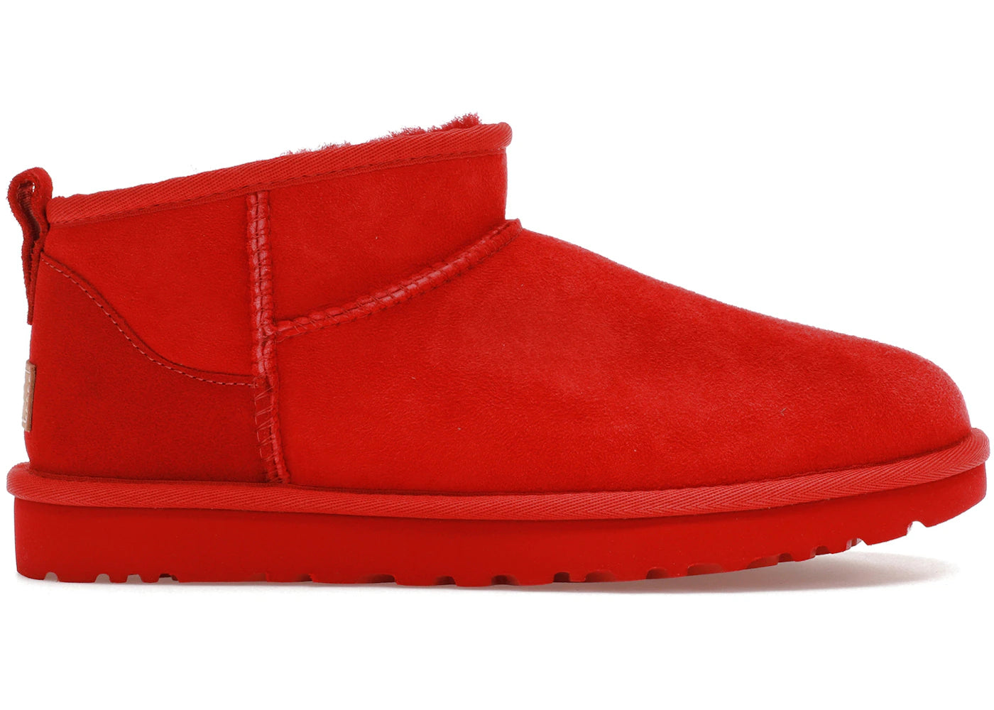 ugg classic ultra mini boot samba red (women's)