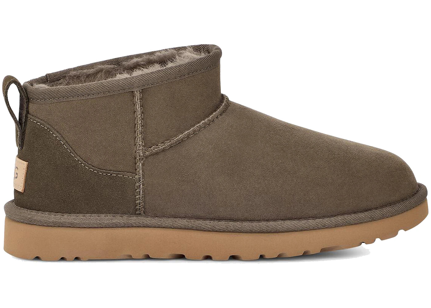 ugg classic ultra mini boot slate (women's)