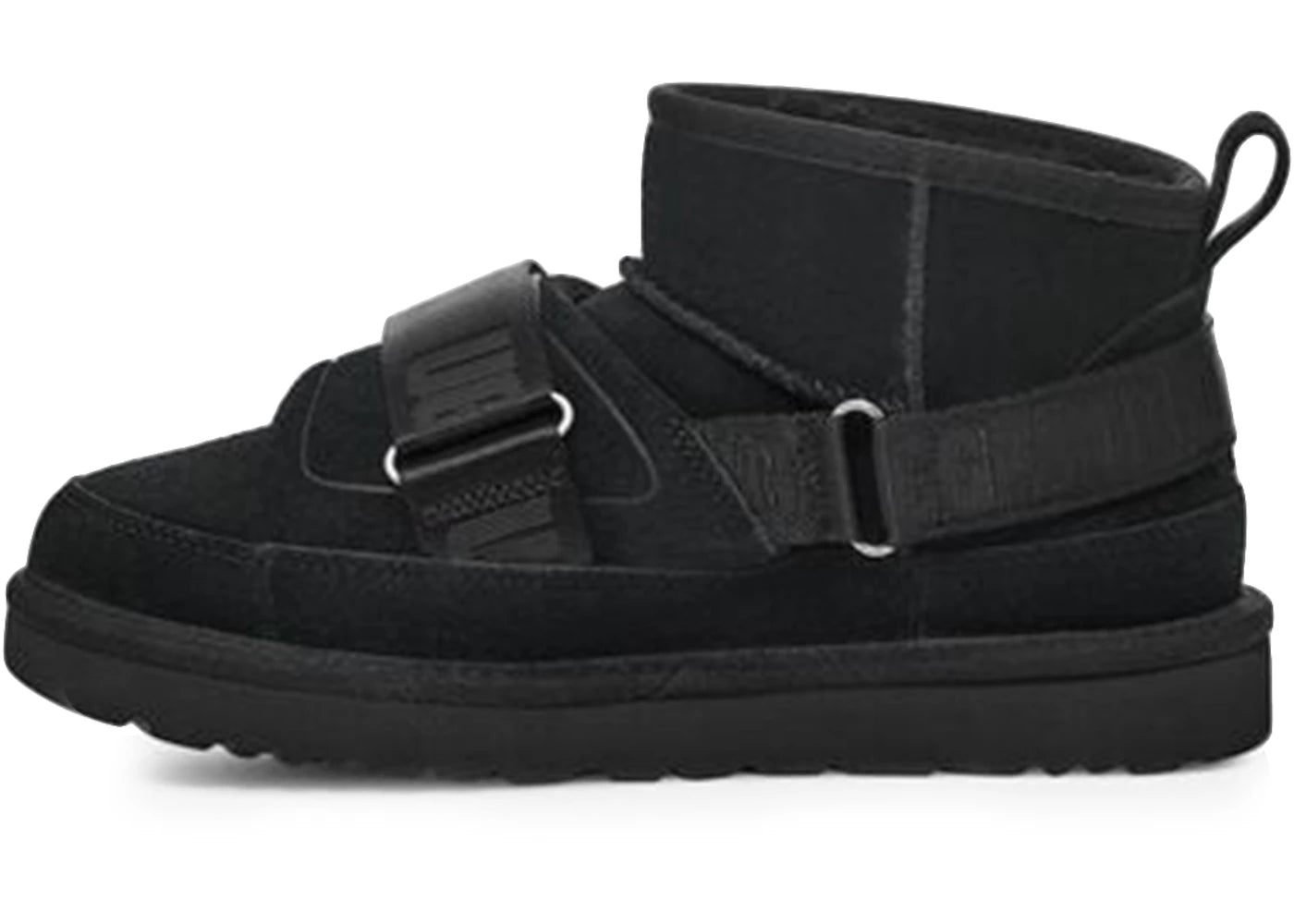 ugg classic ultra mini hybrid boot black (women's)