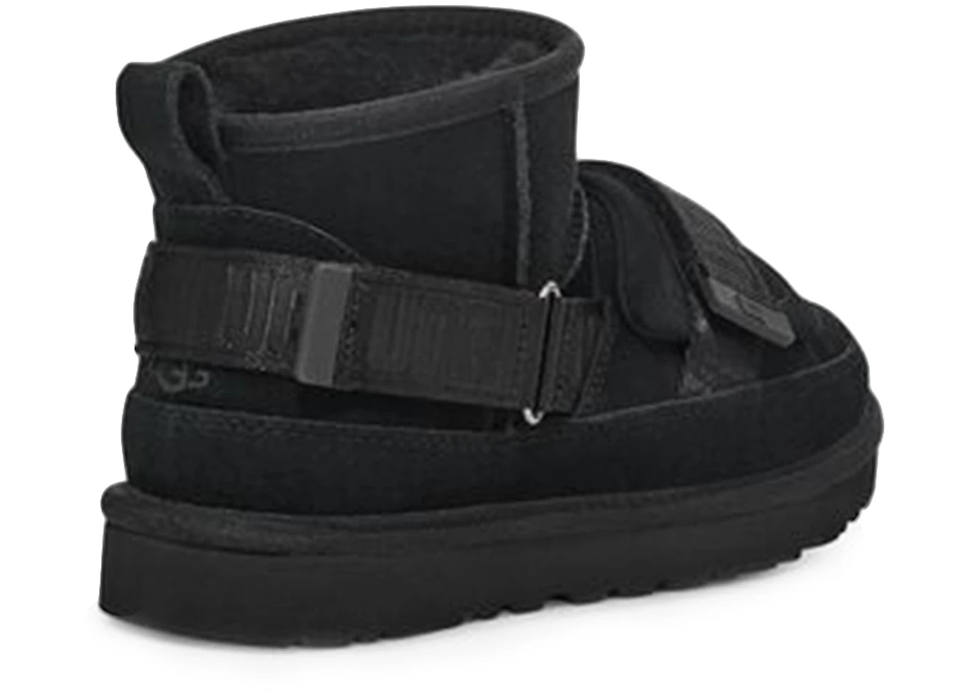 ugg classic ultra mini hybrid boot black (women's)