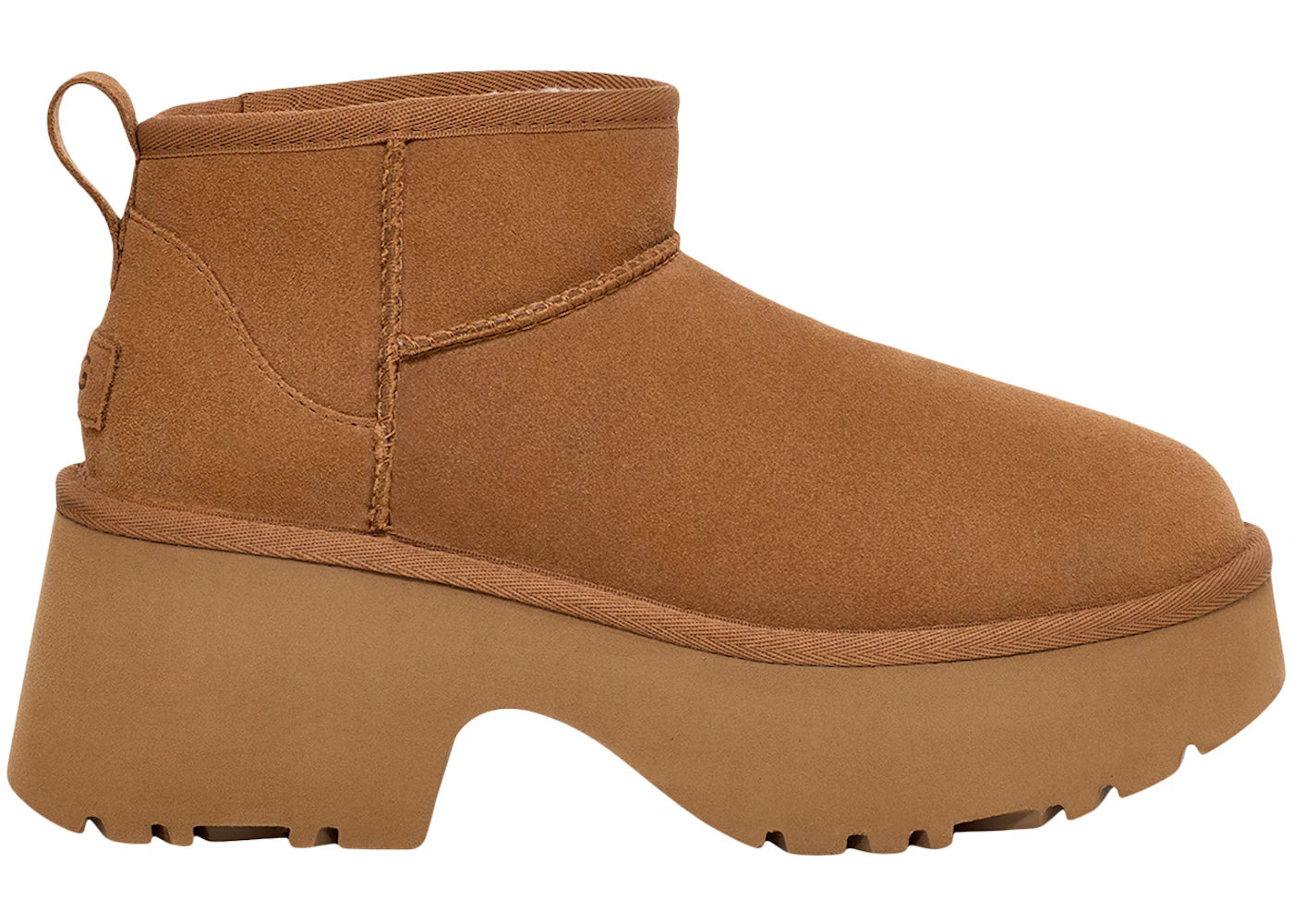 ugg classic ultra mini new heights boot chestnut (women's)