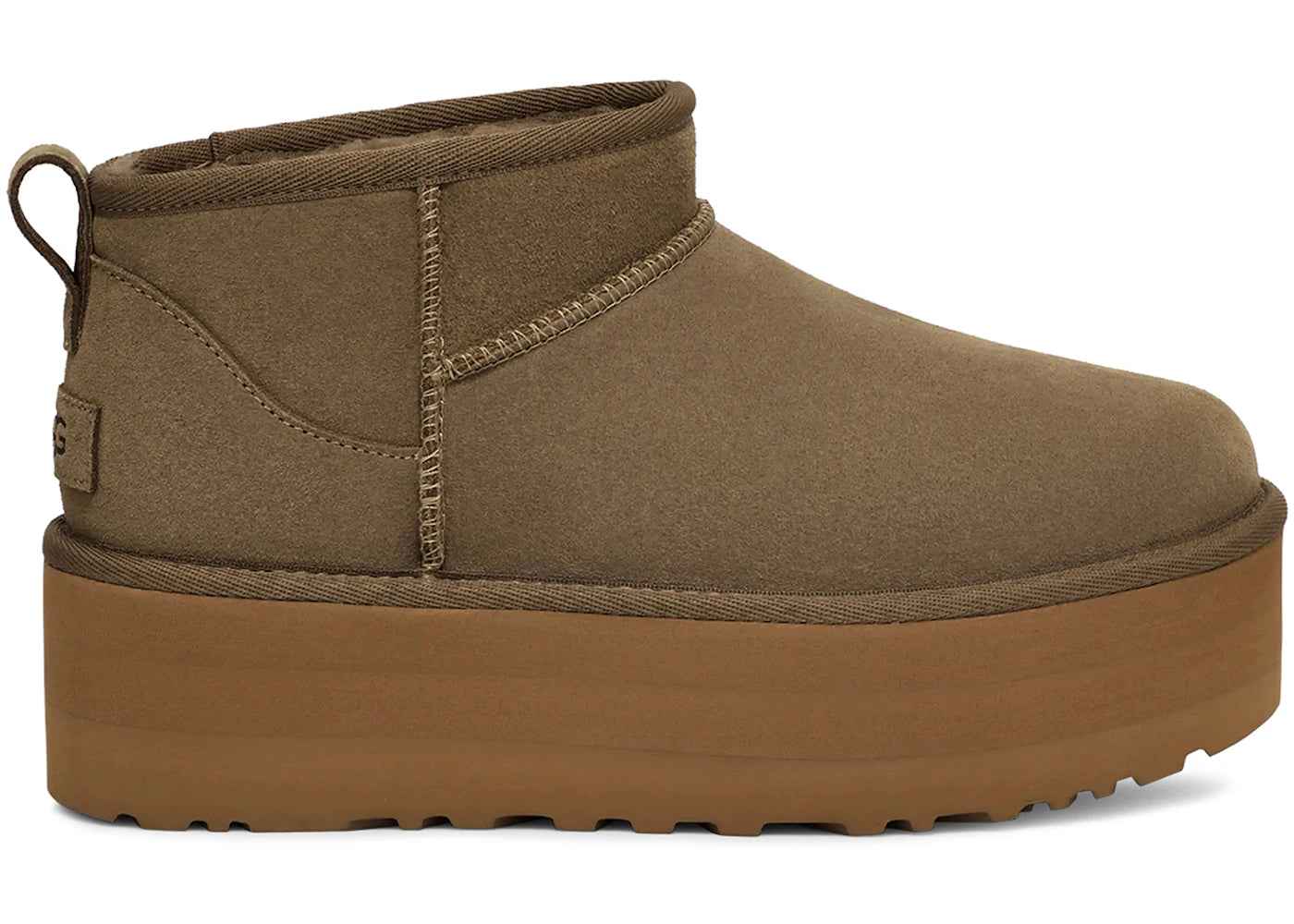 ugg classic ultra mini platform boot antilope (women's)