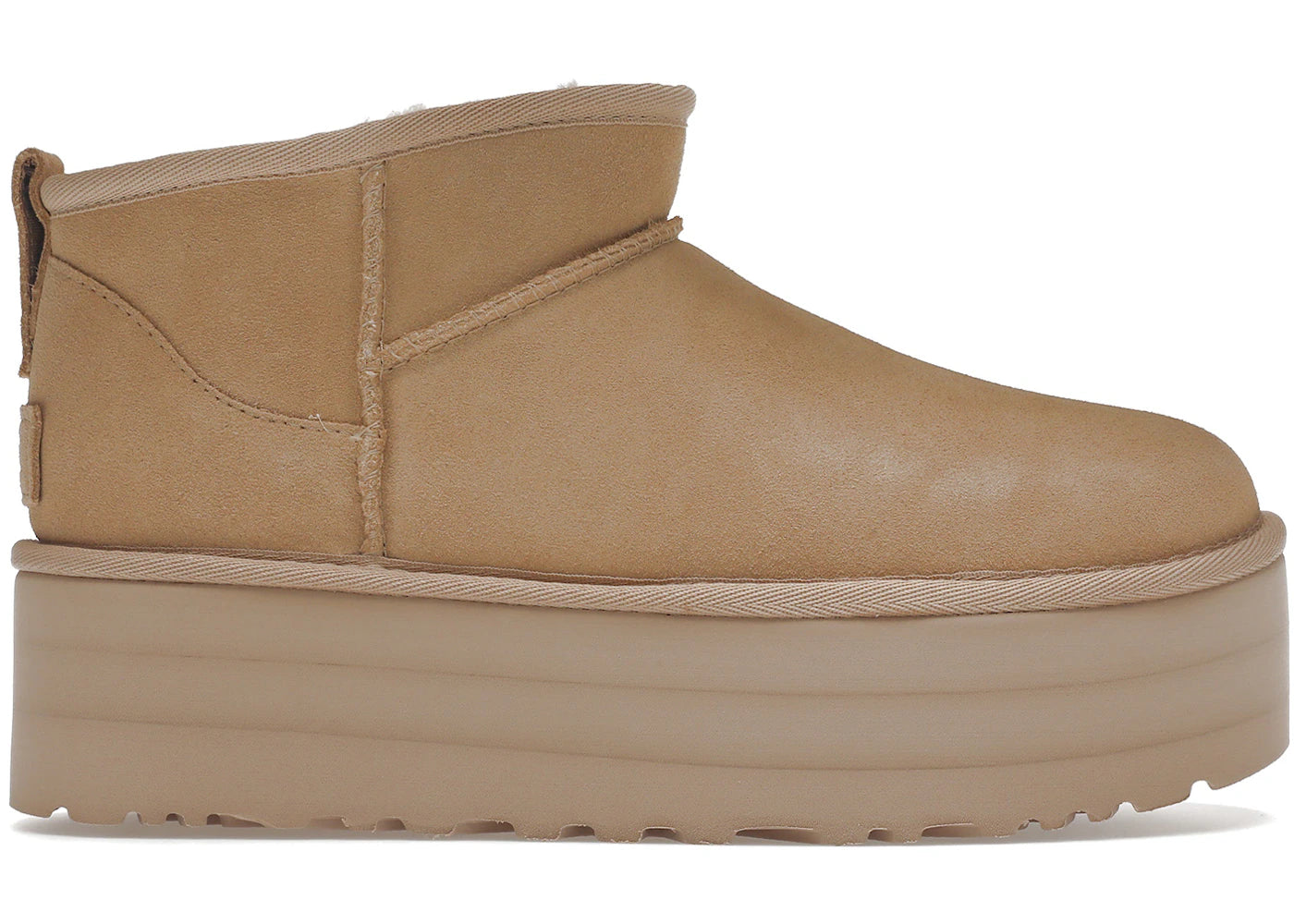 ugg classic ultra mini platform boot driftwood (women's)