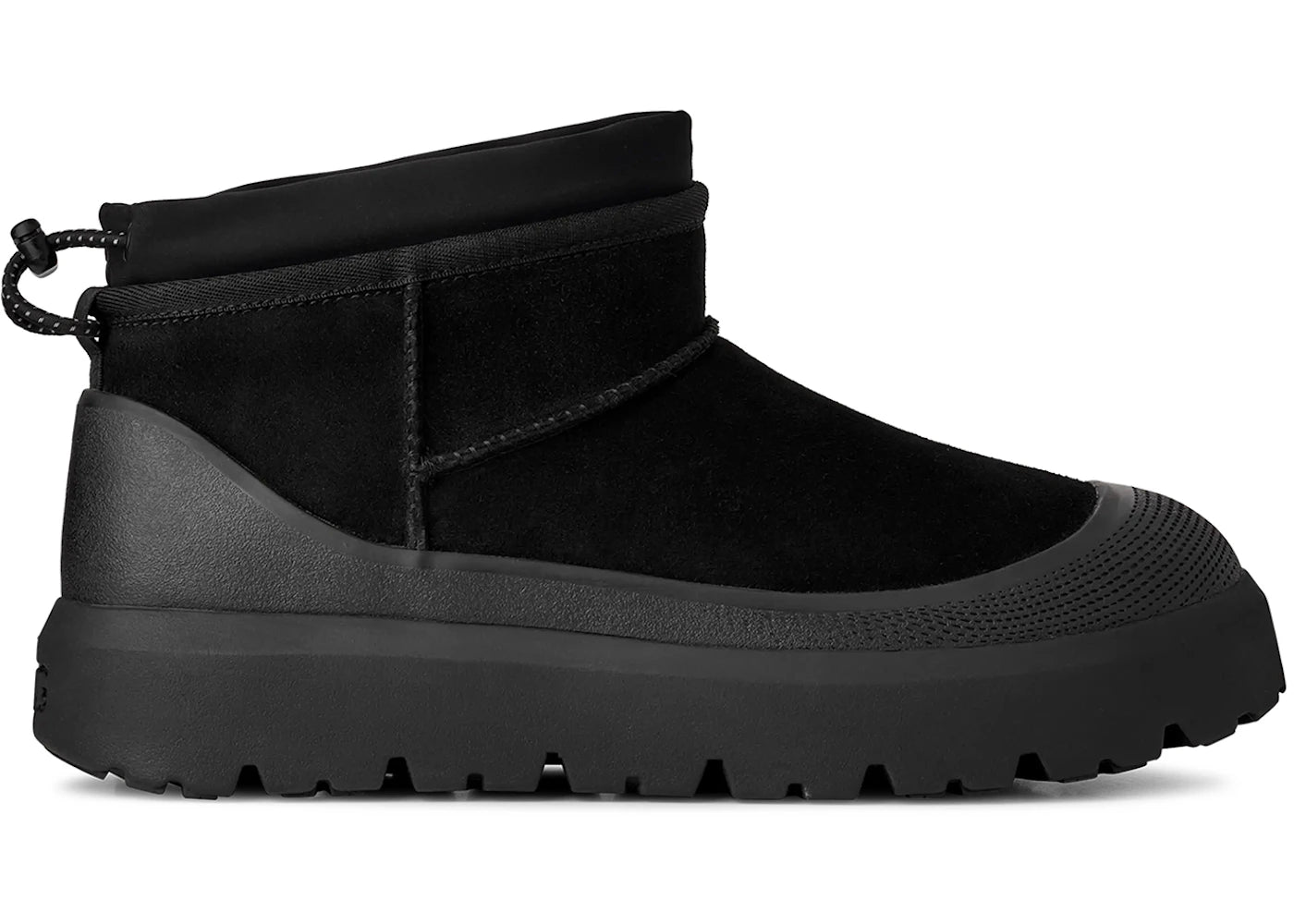 ugg classic ultra mini weather hybrid boot black