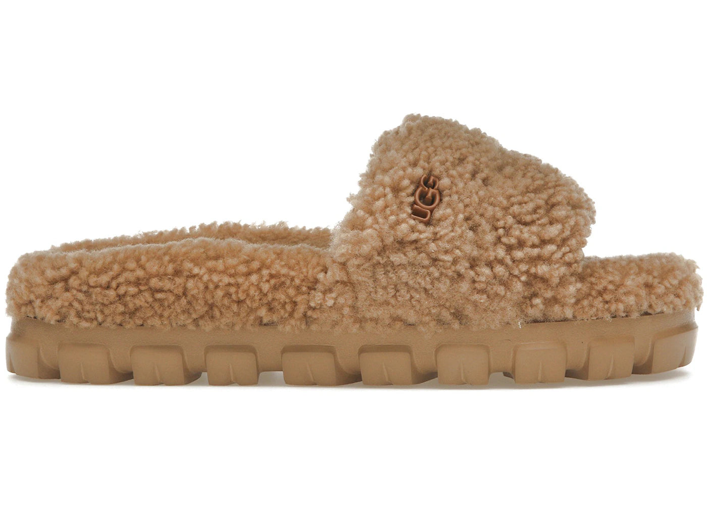 ugg cozetta curly slide chestnut (women's)